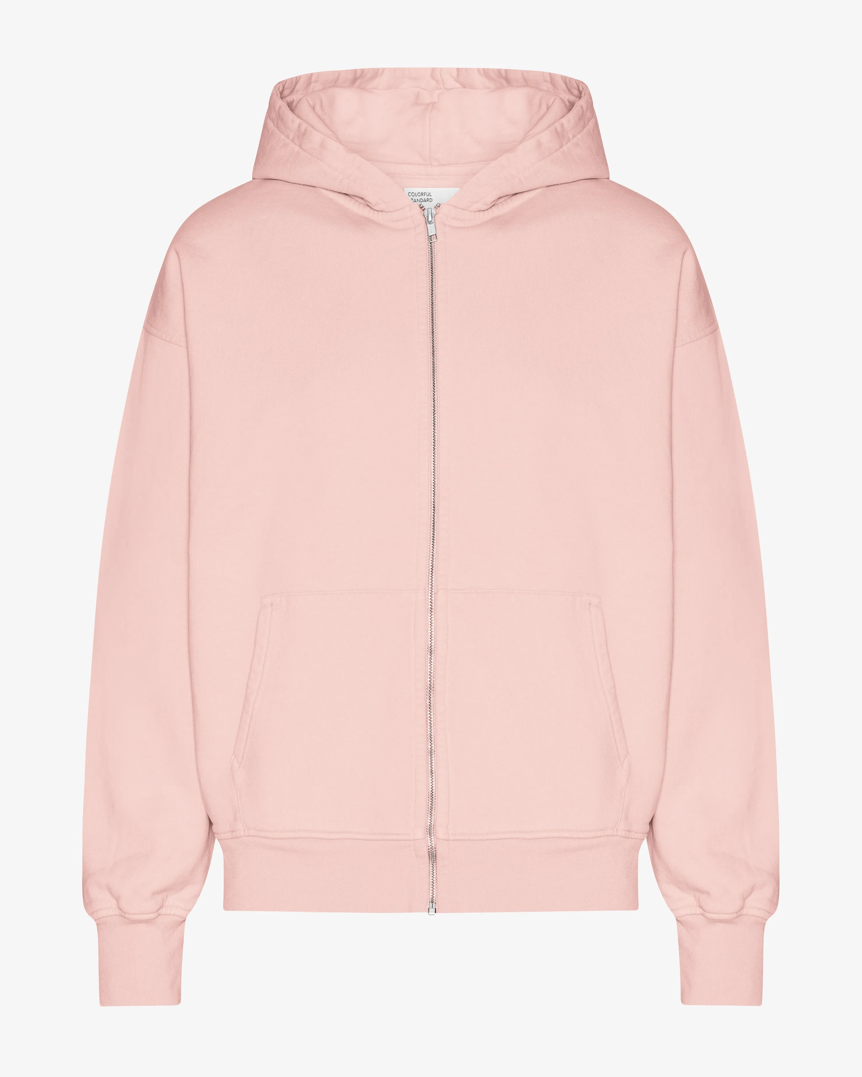 Organic Oversized Zip Hood - Faded Pink sold by Colorful Standard