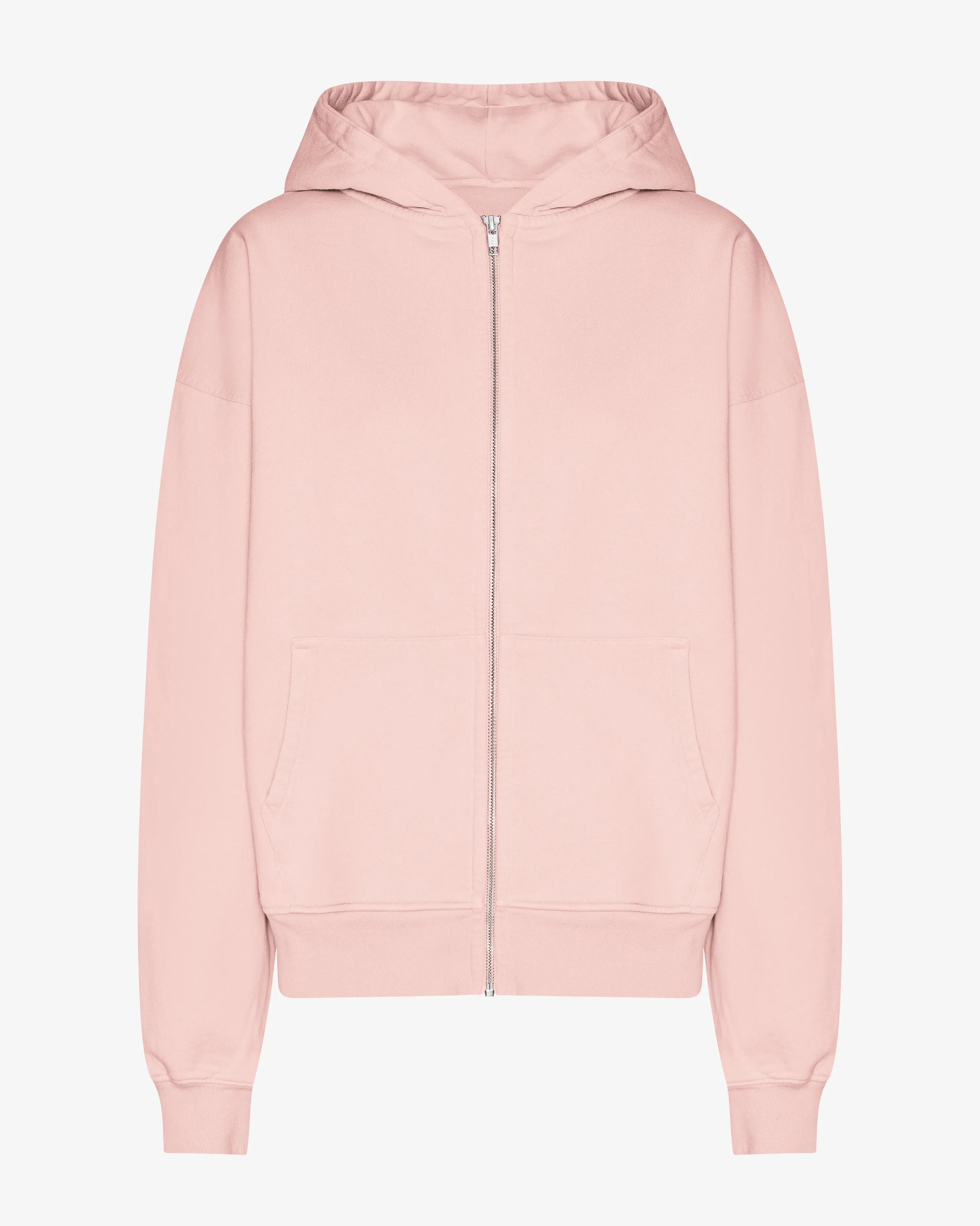 Organic Oversized Zip Hood - Faded Pink sold by Colorful Standard