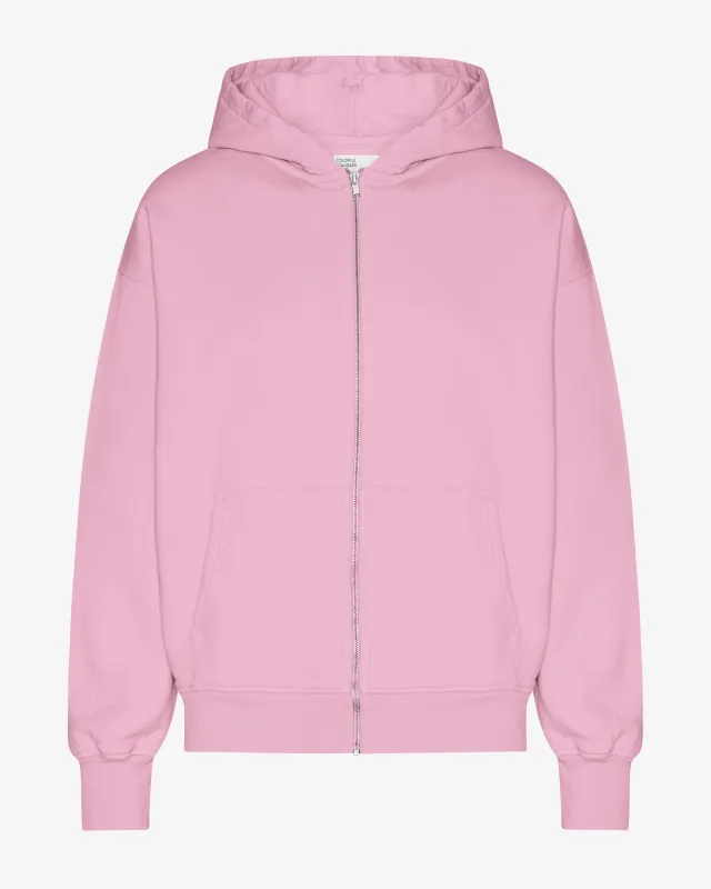 Organic Oversized Zip Hood - Cherry Blossom sold by Colorful Standard