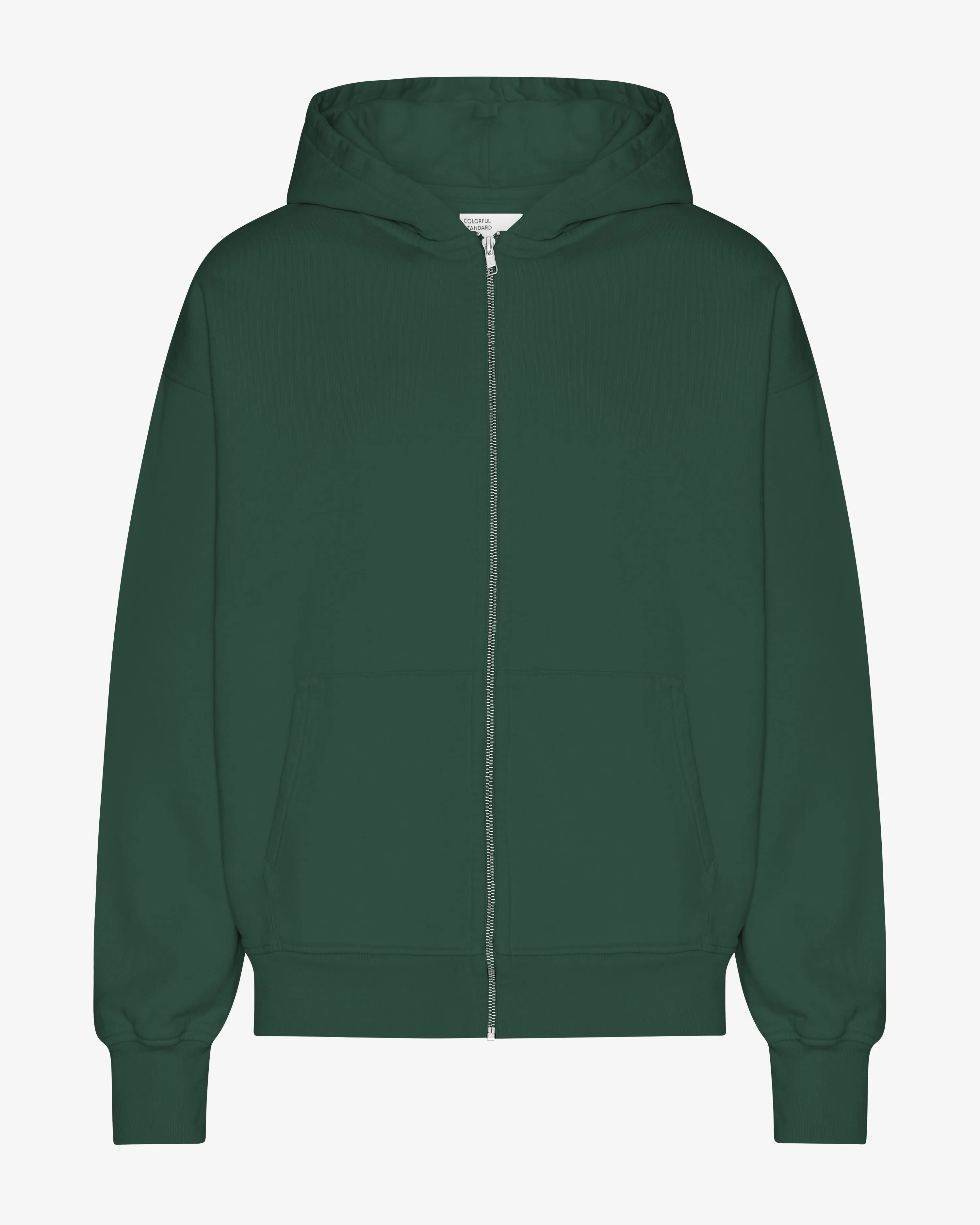 Organic Oversized Zip Hood - Emerald Green sold by Colorful Standard