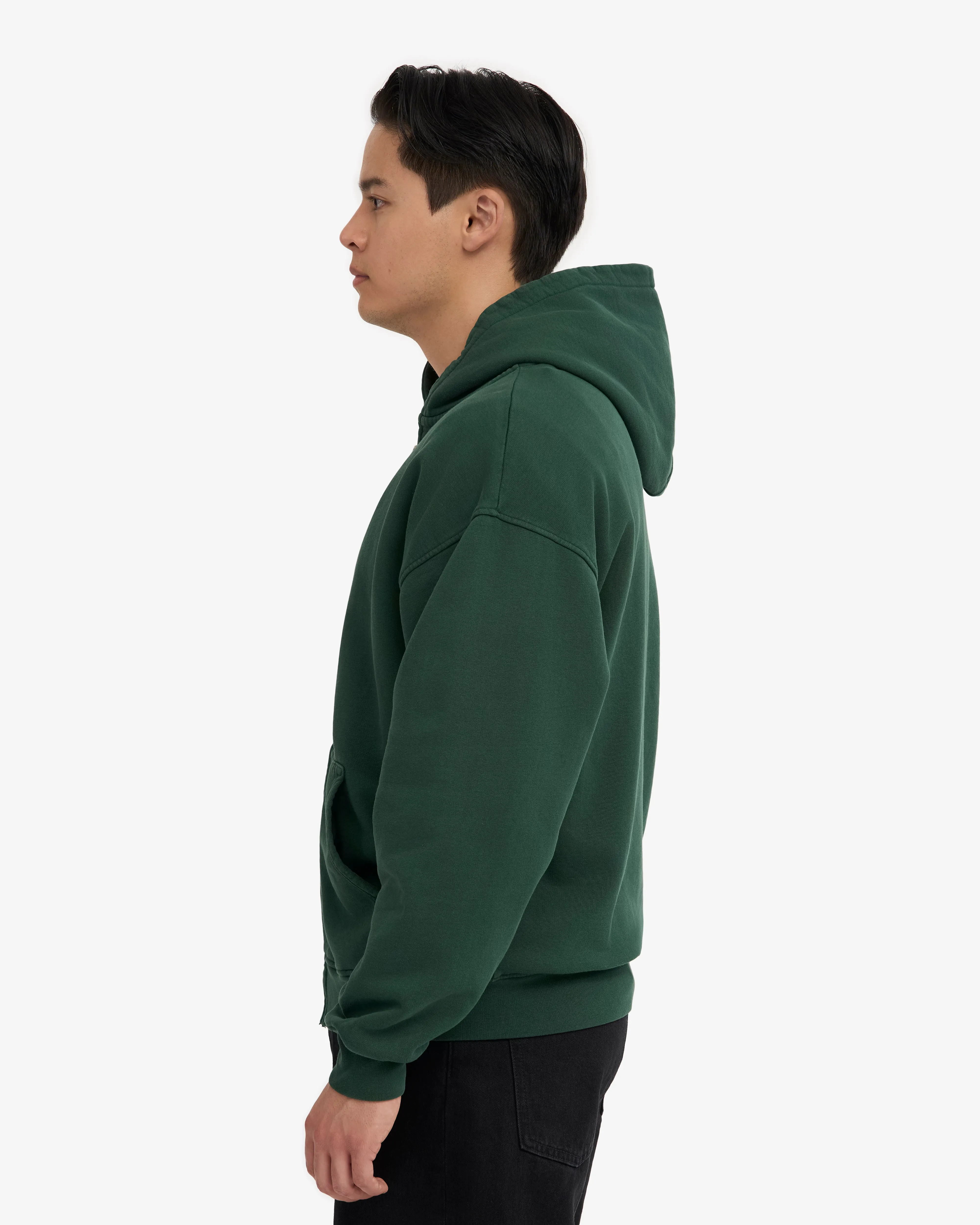 Organic Oversized Zip Hood - Emerald Green sold by Colorful Standard product image thumbnail 3