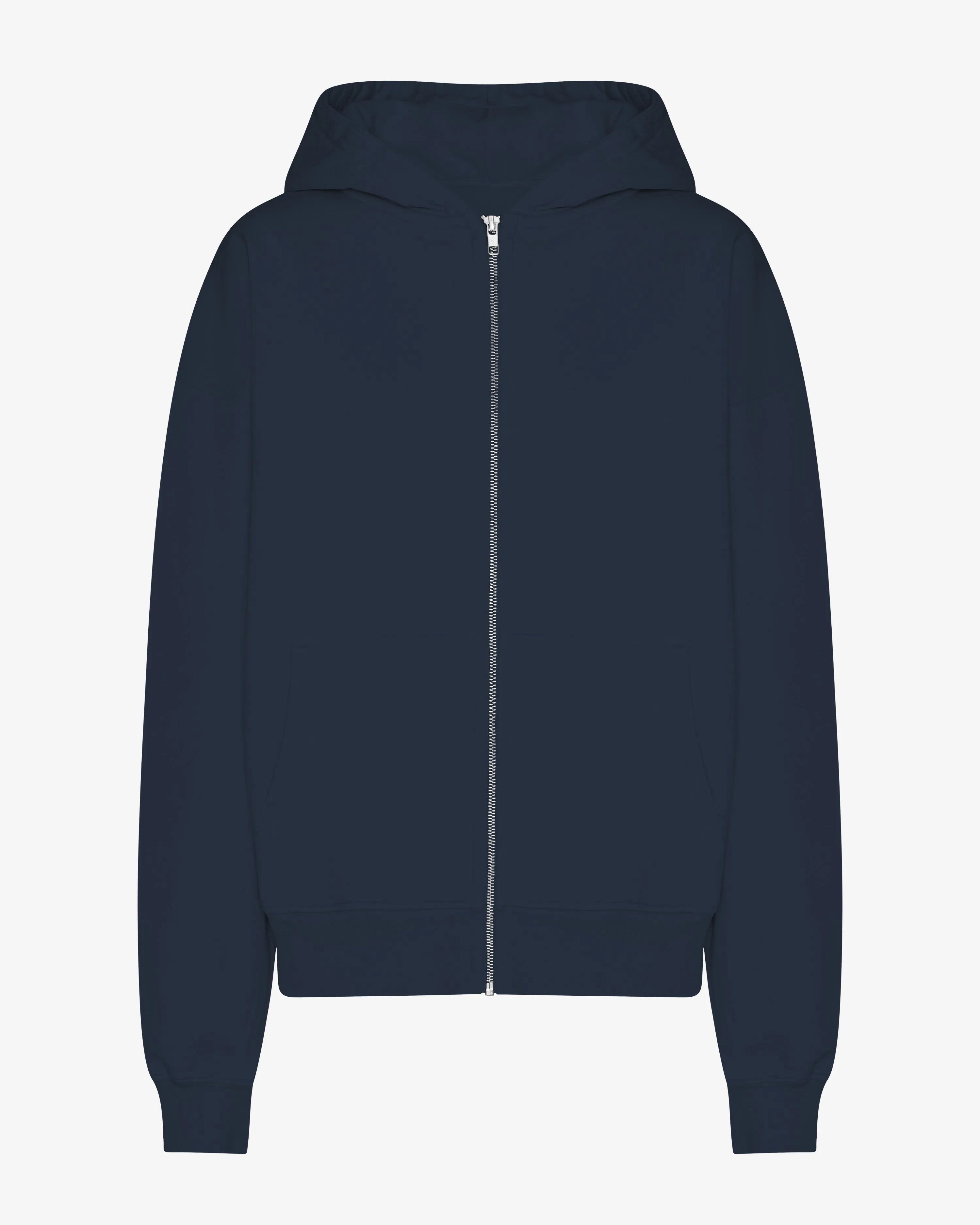 Organic Oversized Zip Hood - Navy Blue sold by Colorful Standard