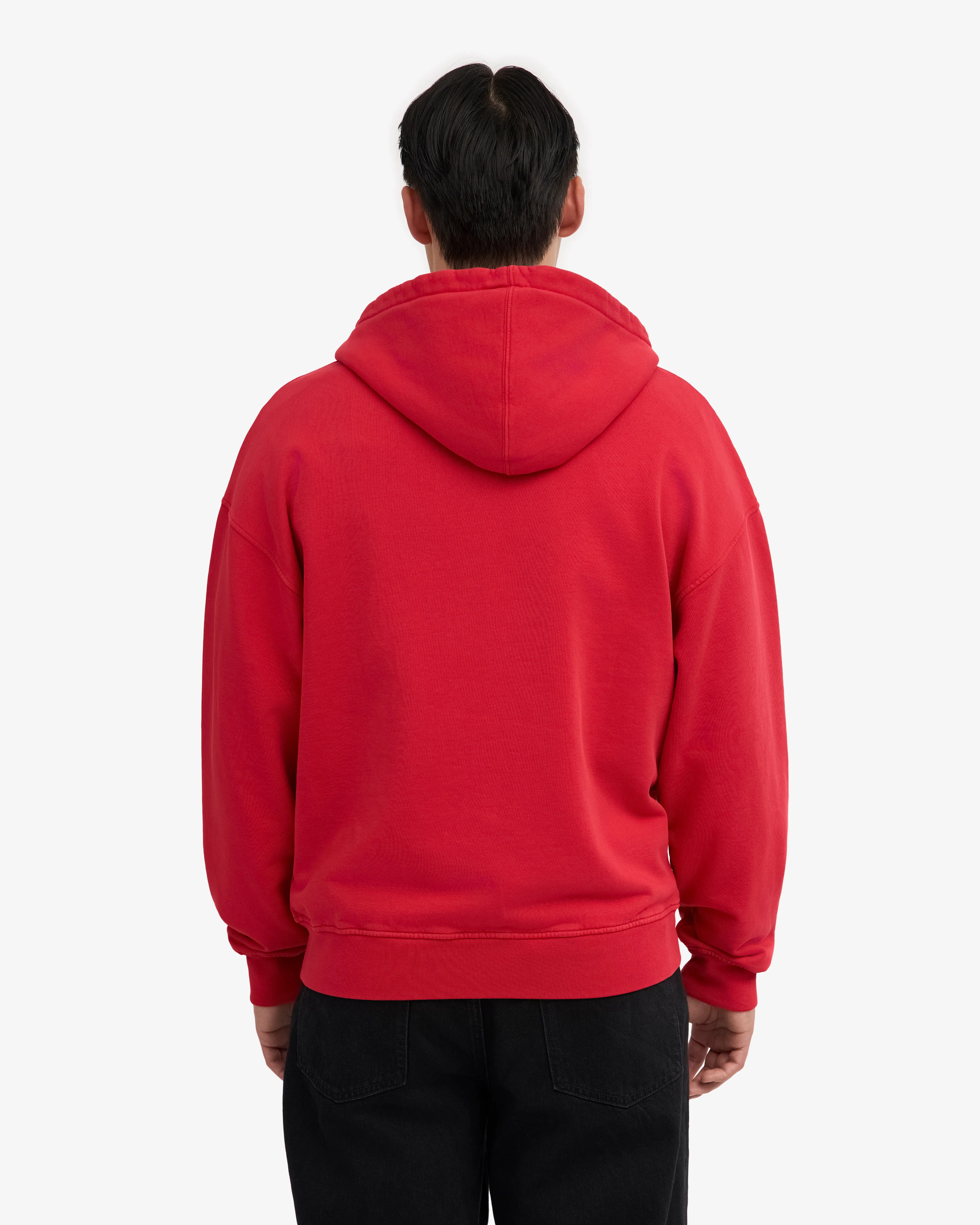 Organic Oversized Zip Hood - Scarlet Red sold by Colorful Standard product image thumbnail 4