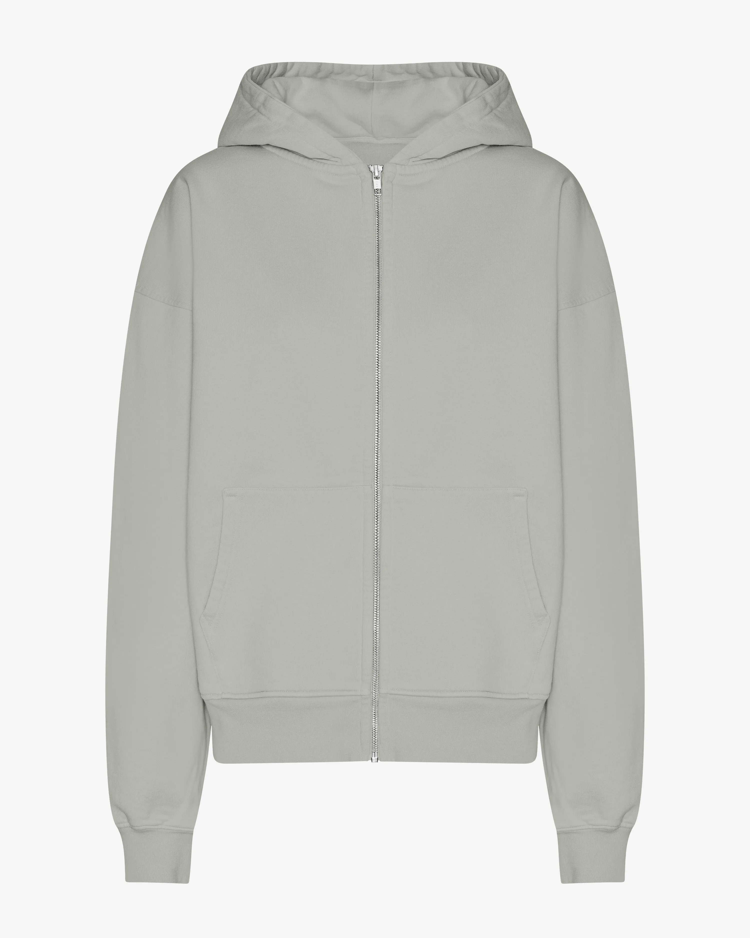 Organic Oversized Zip Hood - Steel Blue sold by Colorful Standard
