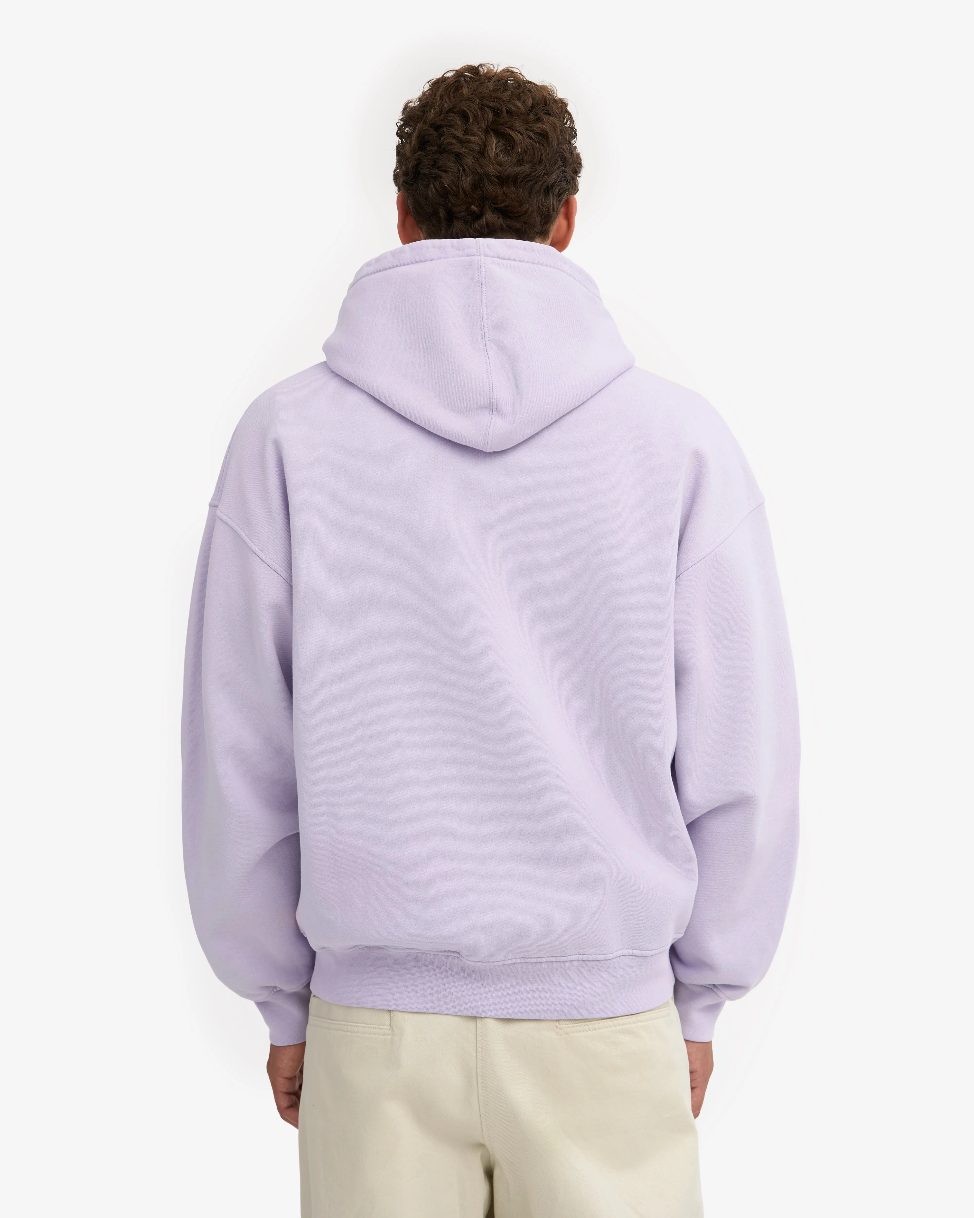 Organic Oversized Zip Hood - Soft Lavender sold by Colorful Standard product image thumbnail 4