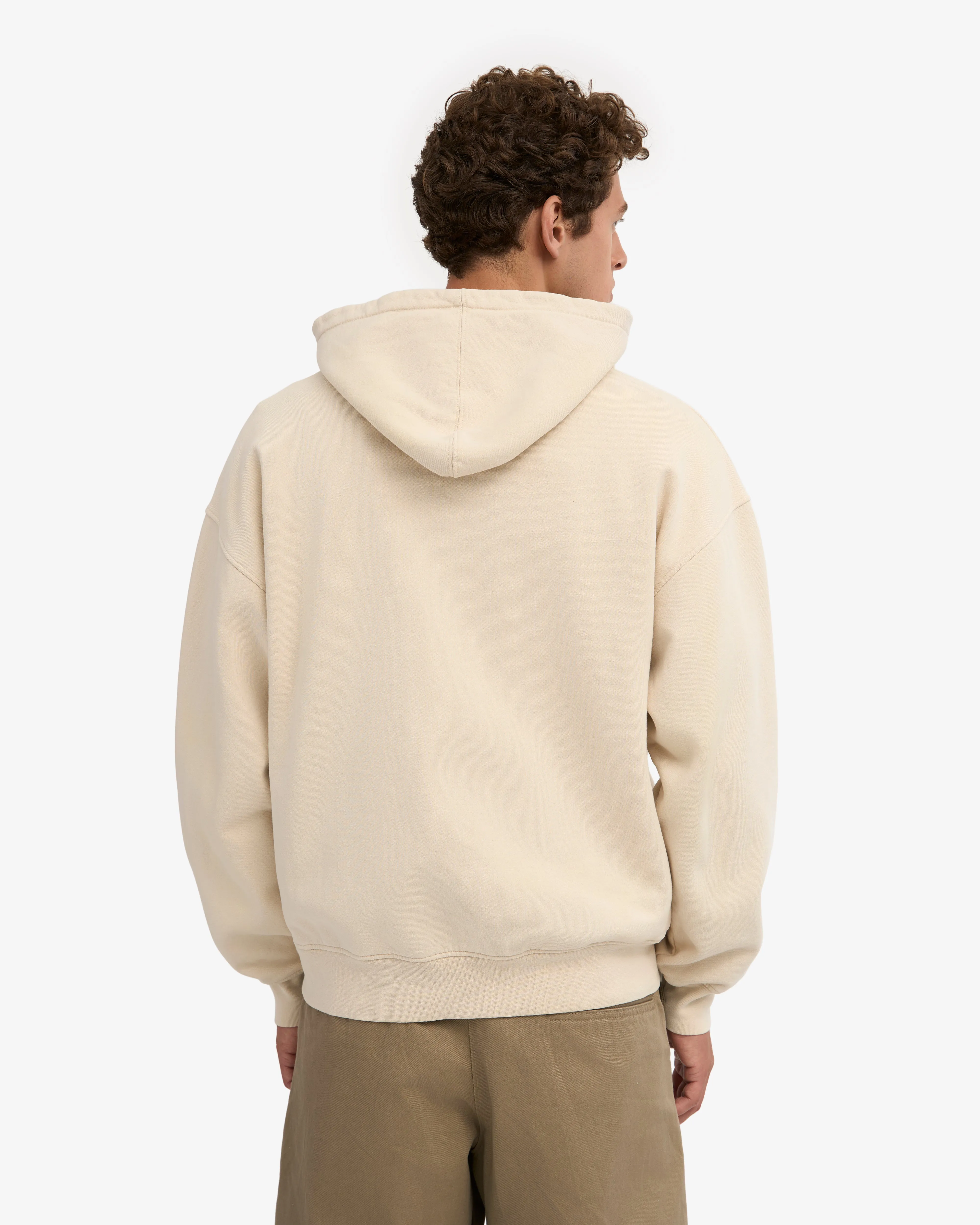 Organic Oversized Zip Hood - Ivory White sold by Colorful Standard product image thumbnail 4
