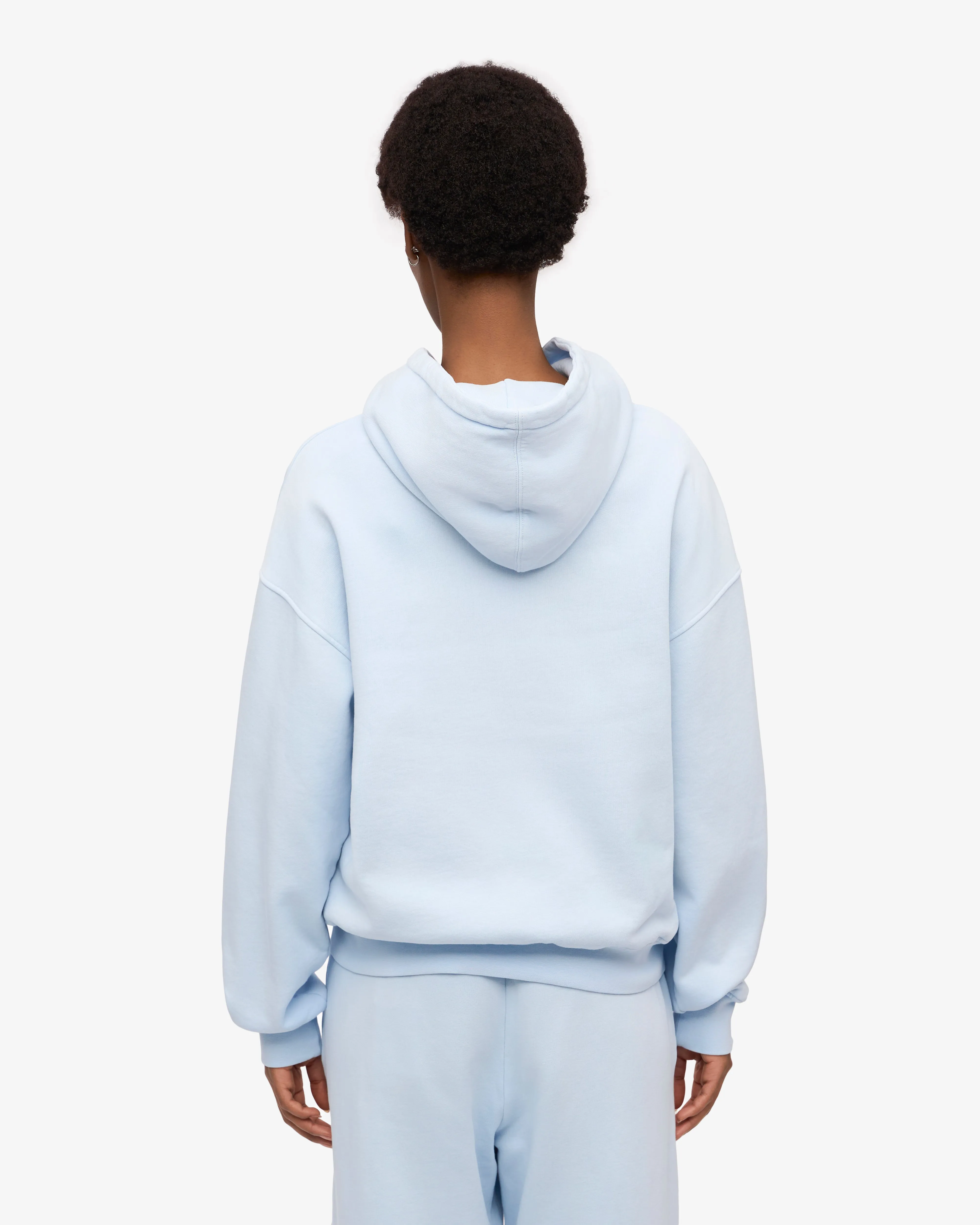 Organic Oversized Zip Hood - Polar Blue sold by Colorful Standard product image thumbnail 4