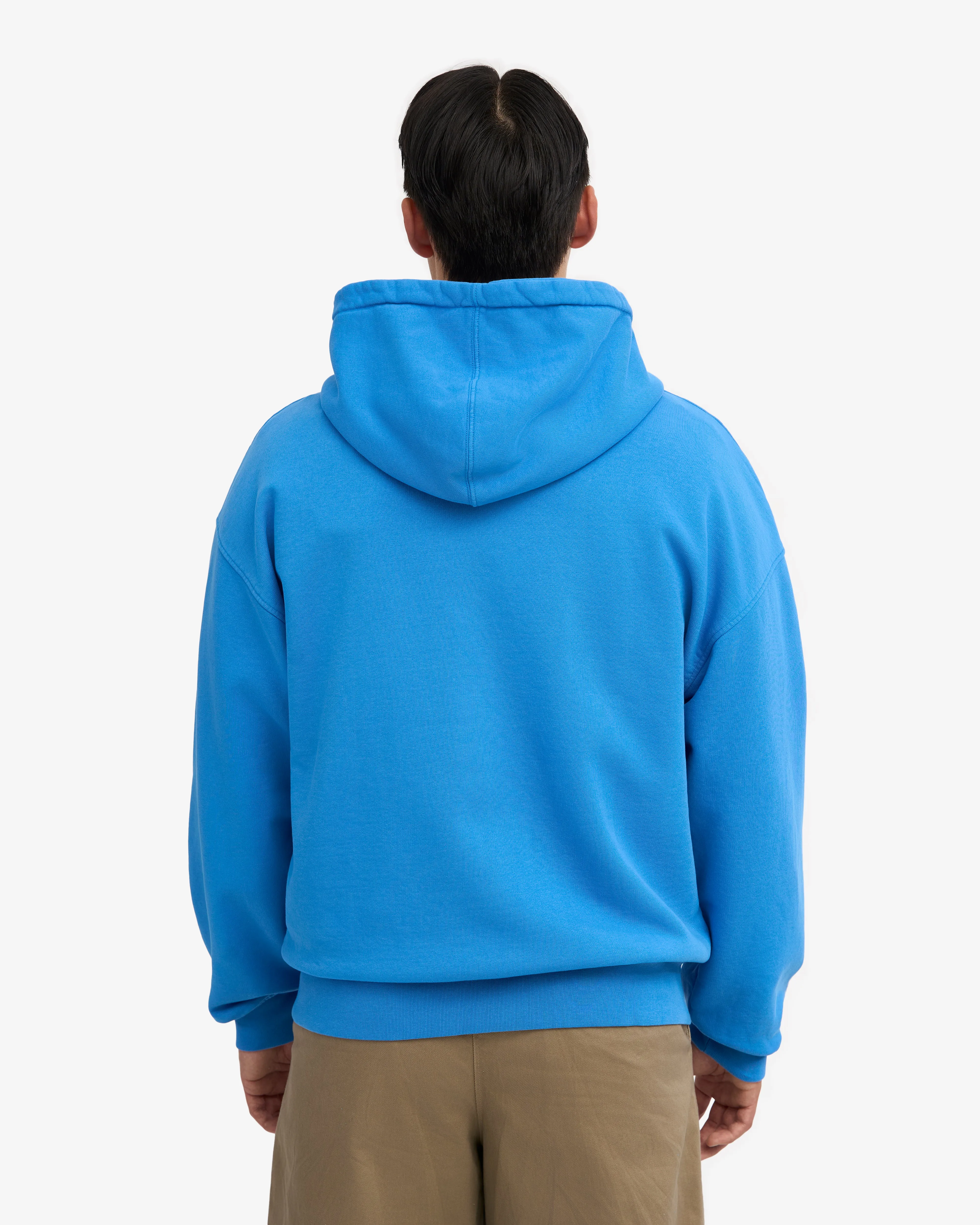 Organic Oversized Zip Hood - Pacific Blue sold by Colorful Standard product image thumbnail 4