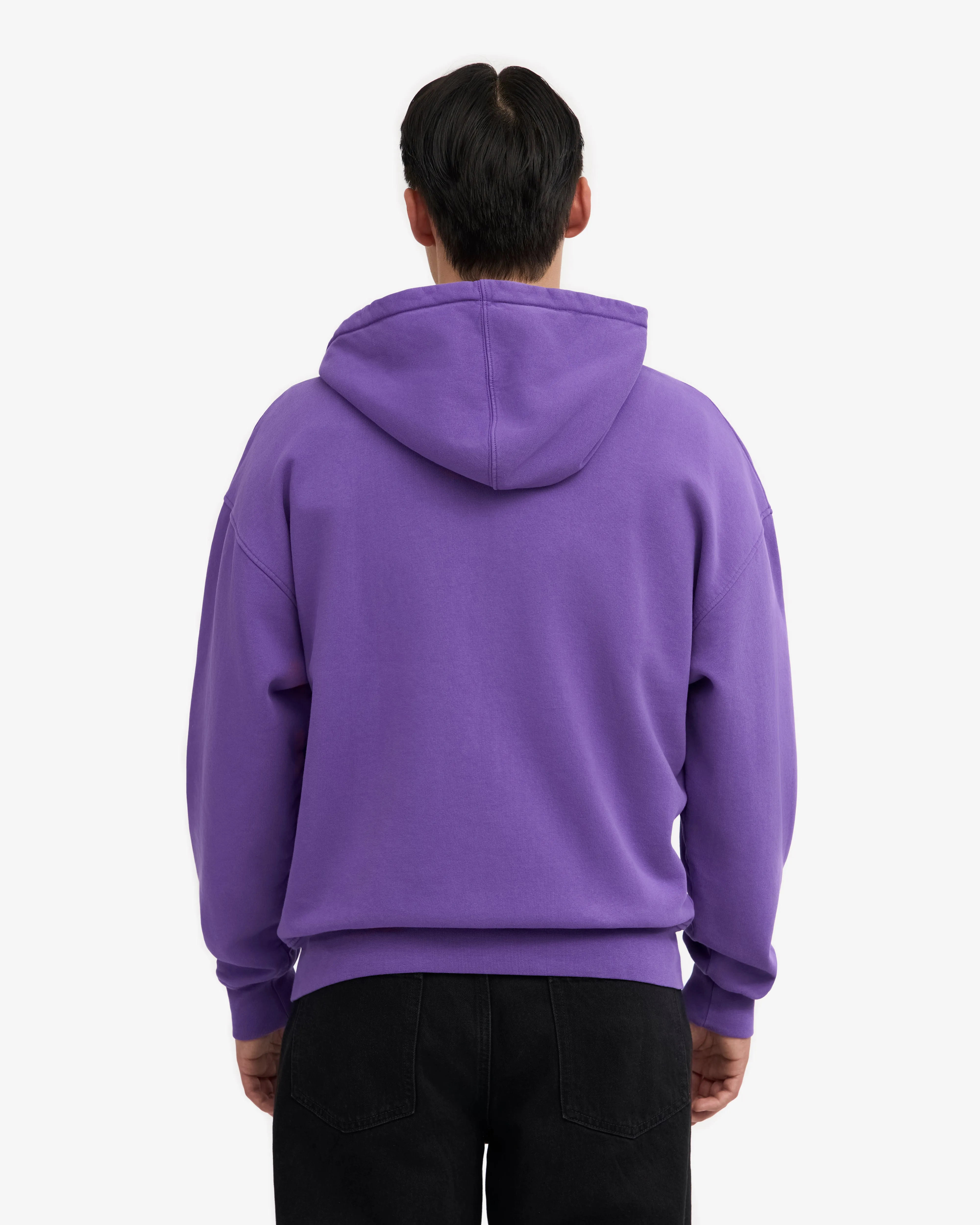 Organic Oversized Zip Hood - Ultra Violet sold by Colorful Standard product image thumbnail 4