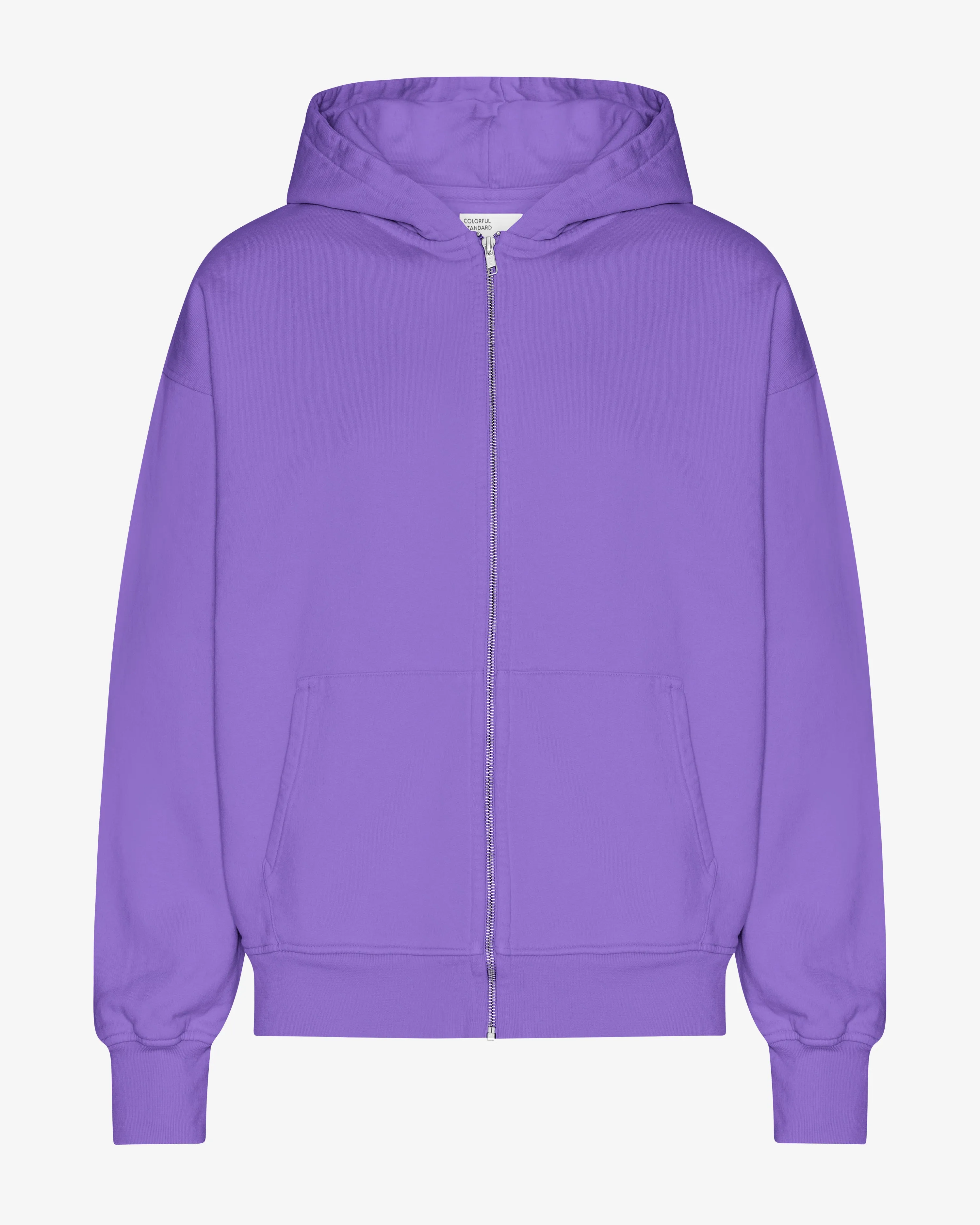 Organic Oversized Zip Hood - Ultra Violet sold by Colorful Standard