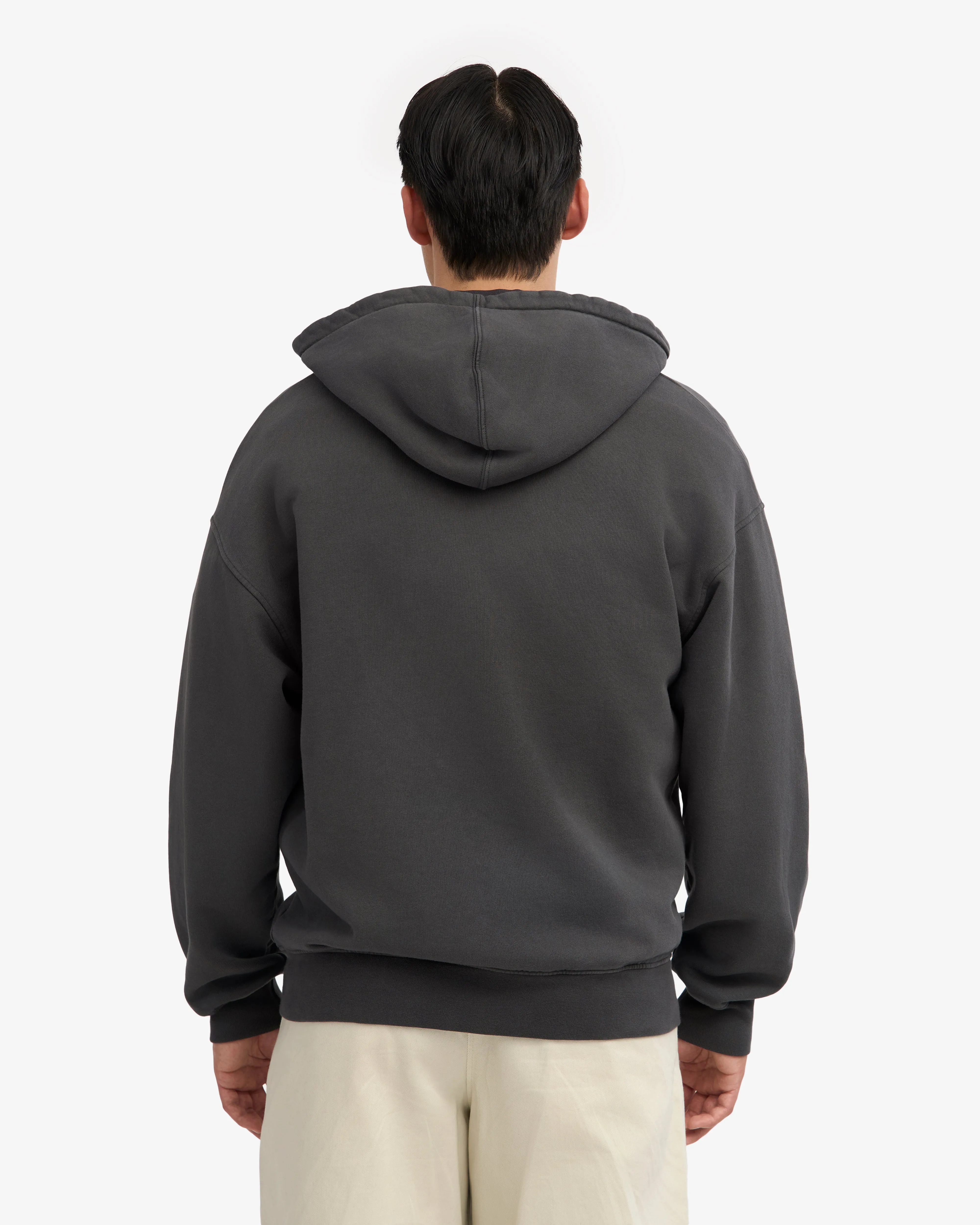 Organic Oversized Zip Hood - Lava Grey sold by Colorful Standard product image thumbnail 4