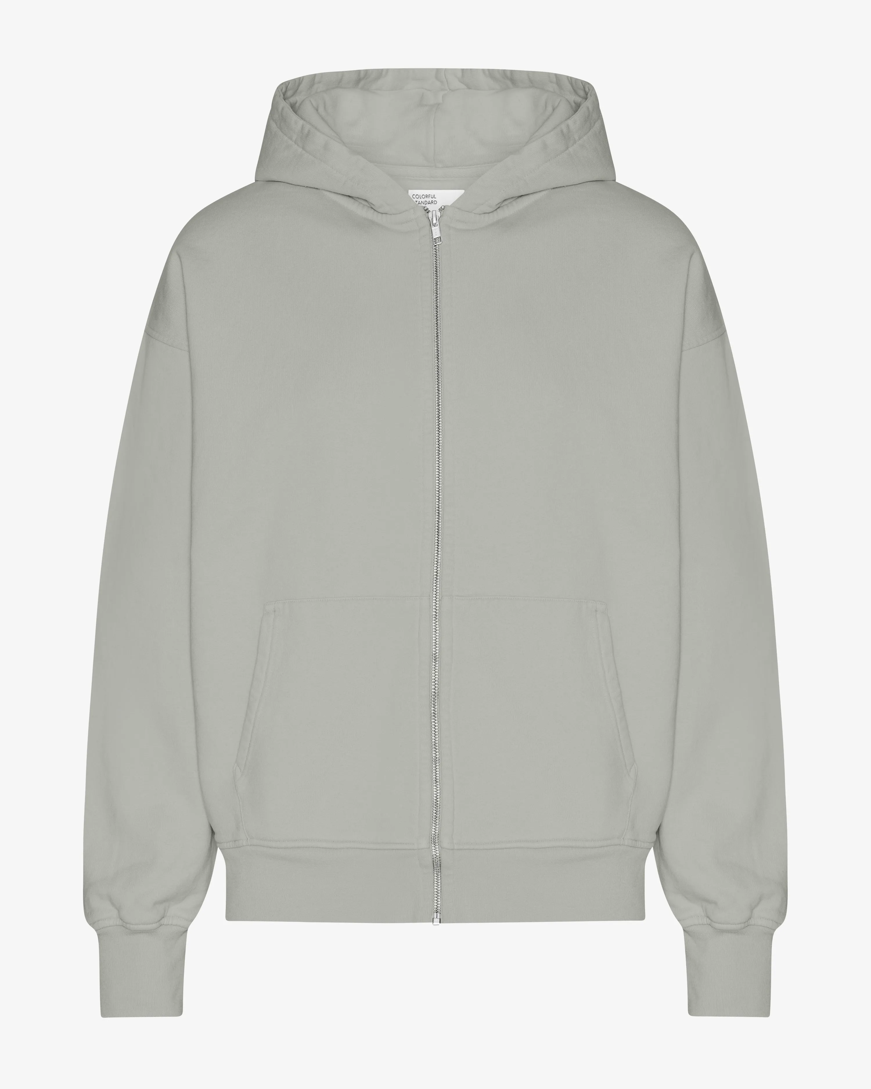 Organic Oversized Zip Hood - Steel Blue sold by Colorful Standard