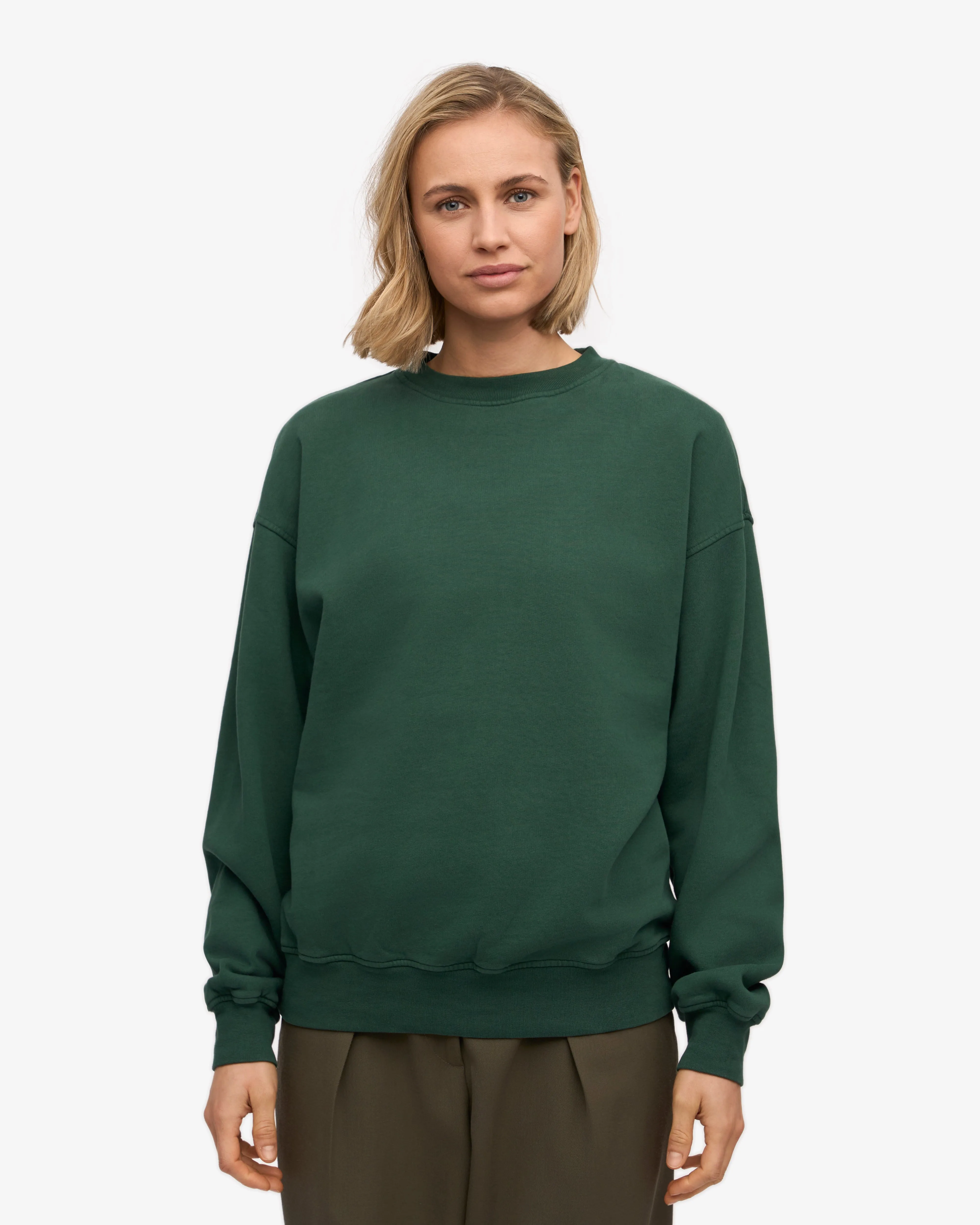 Organic Oversized Crew - Emerald Green sold by Colorful Standard product image thumbnail 2