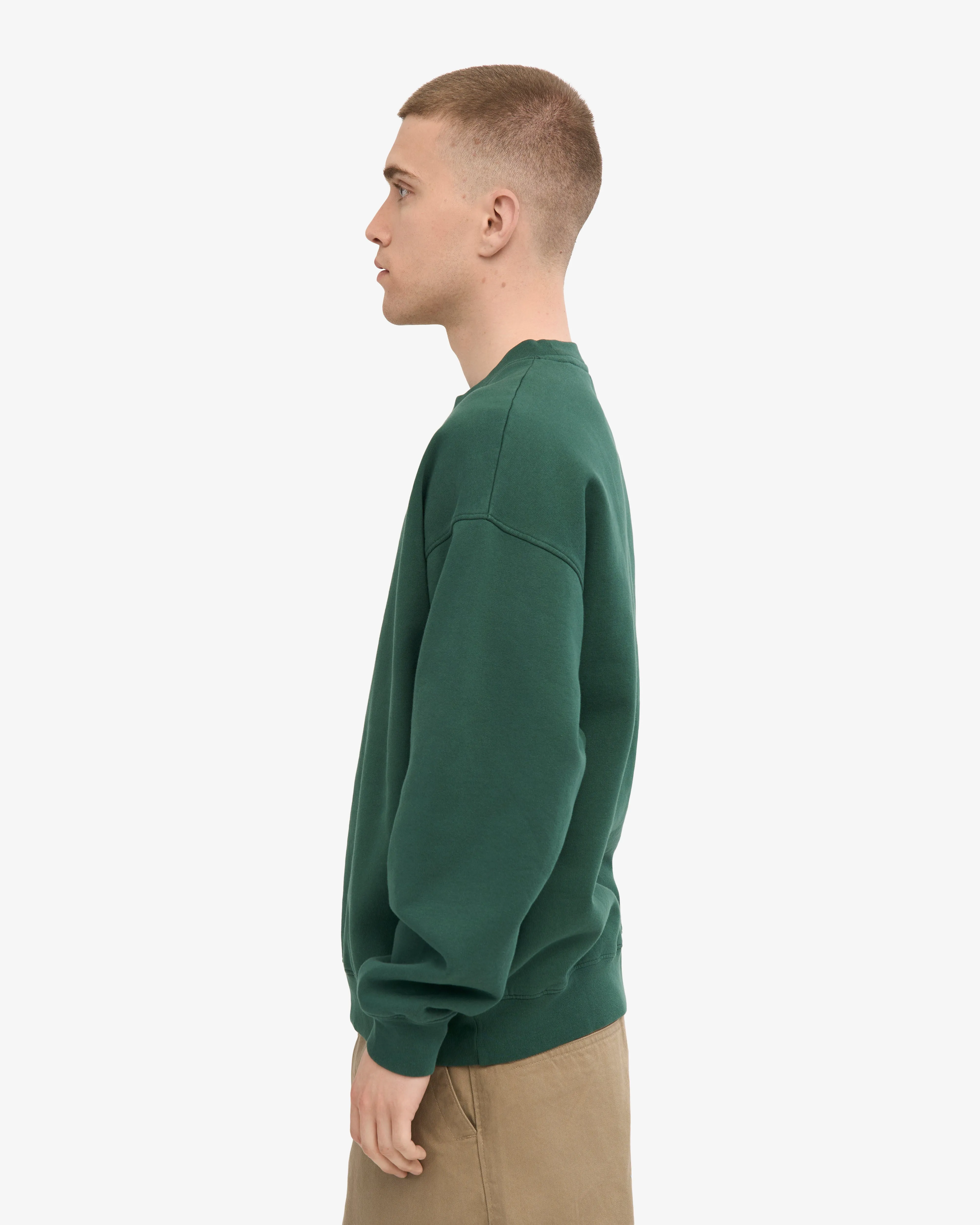Organic Oversized Crew - Emerald Green sold by Colorful Standard product image thumbnail 3