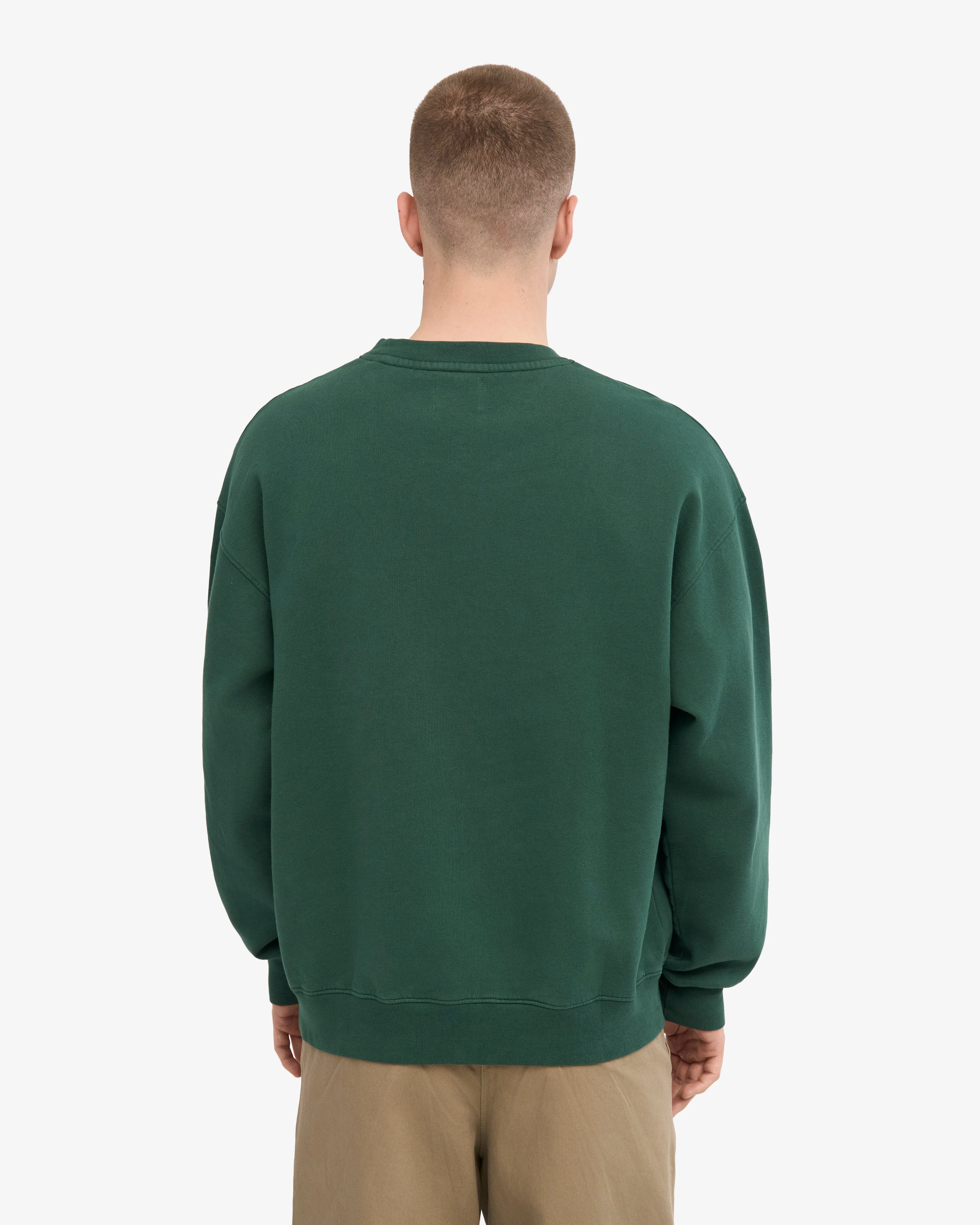Organic Oversized Crew - Emerald Green sold by Colorful Standard product image thumbnail 4