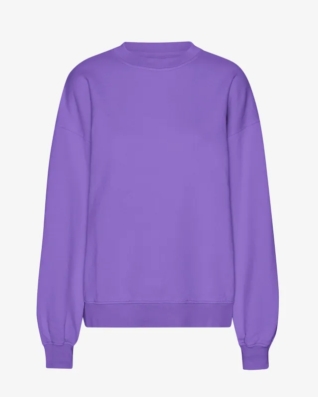 Organic Oversized Crew - Ultra Violet sold by Colorful Standard