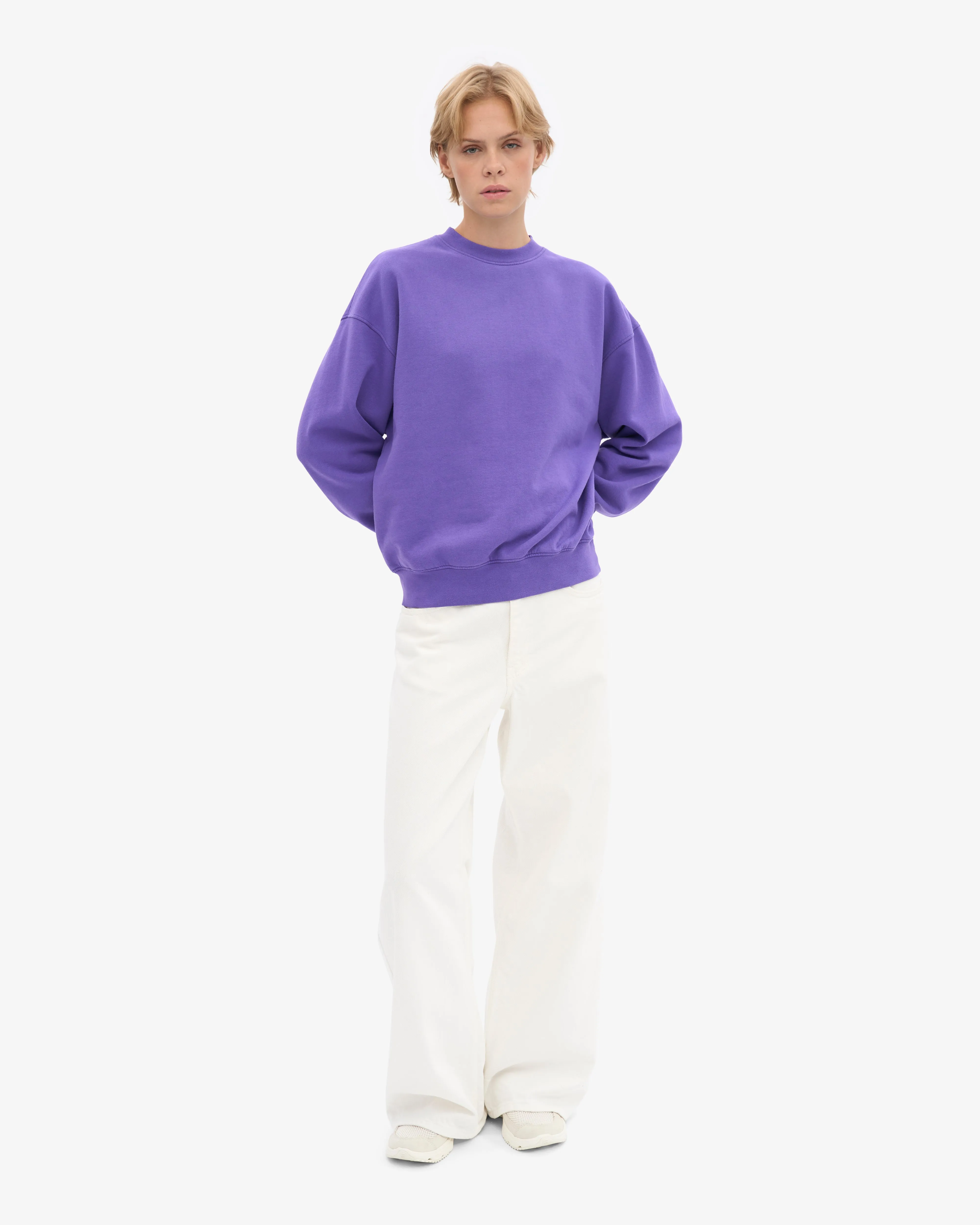 Organic Oversized Crew - Ultra Violet sold by Colorful Standard product image thumbnail 5