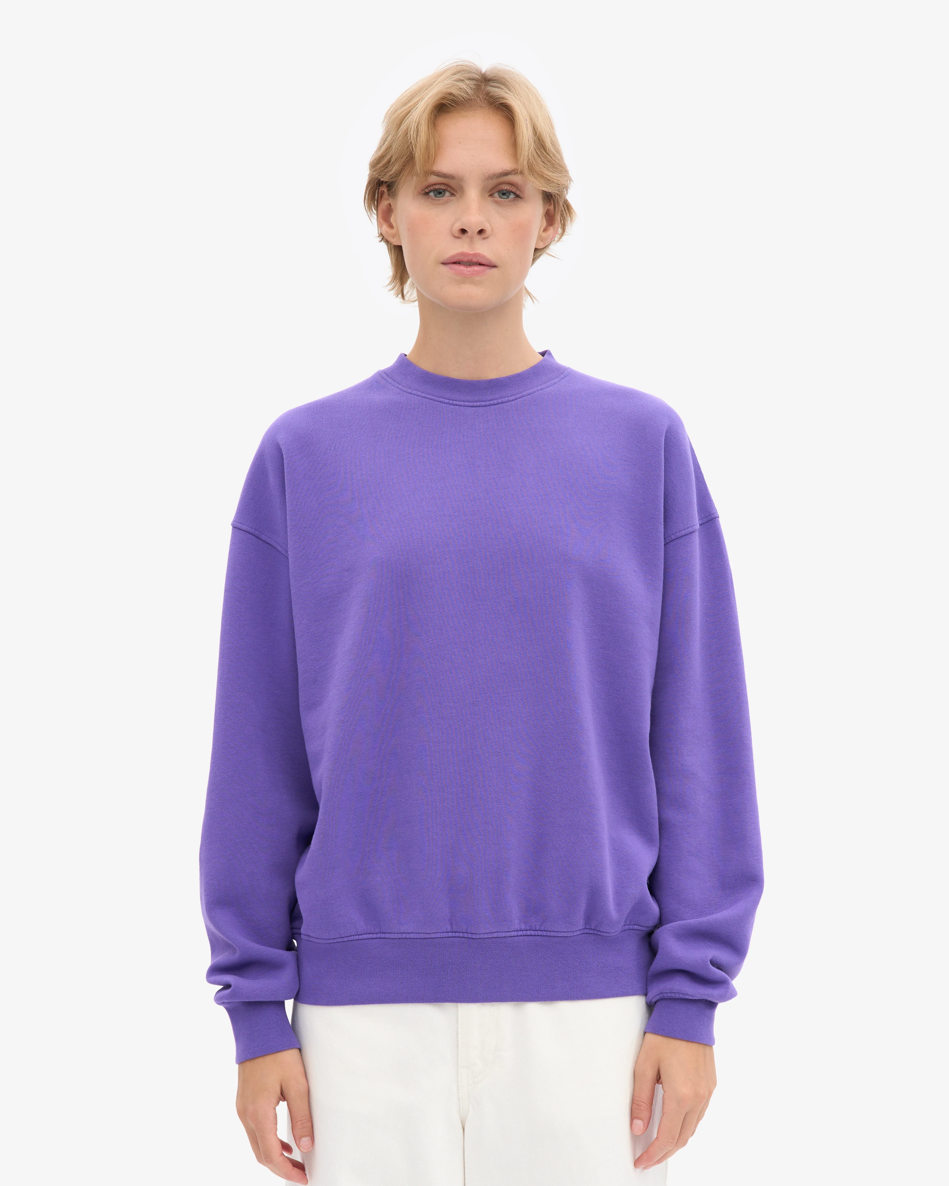 Organic Oversized Crew - Ultra Violet sold by Colorful Standard product image thumbnail 2