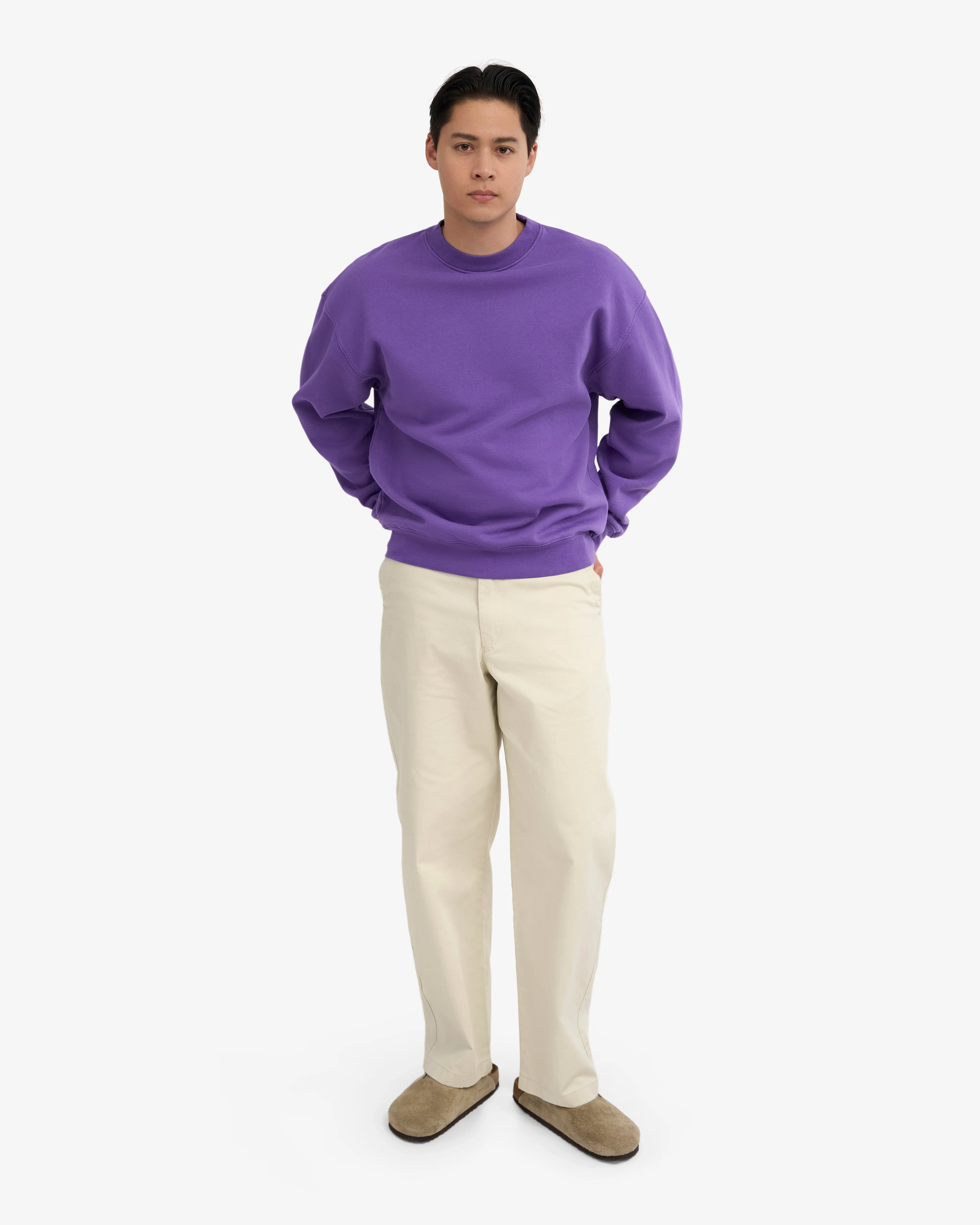 Organic Oversized Crew - Ultra Violet sold by Colorful Standard product image thumbnail 5