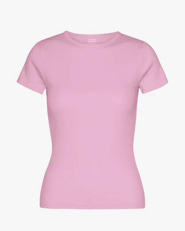 Organic Rib T-Shirt - Cherry Blossom sold by Colorful Standard