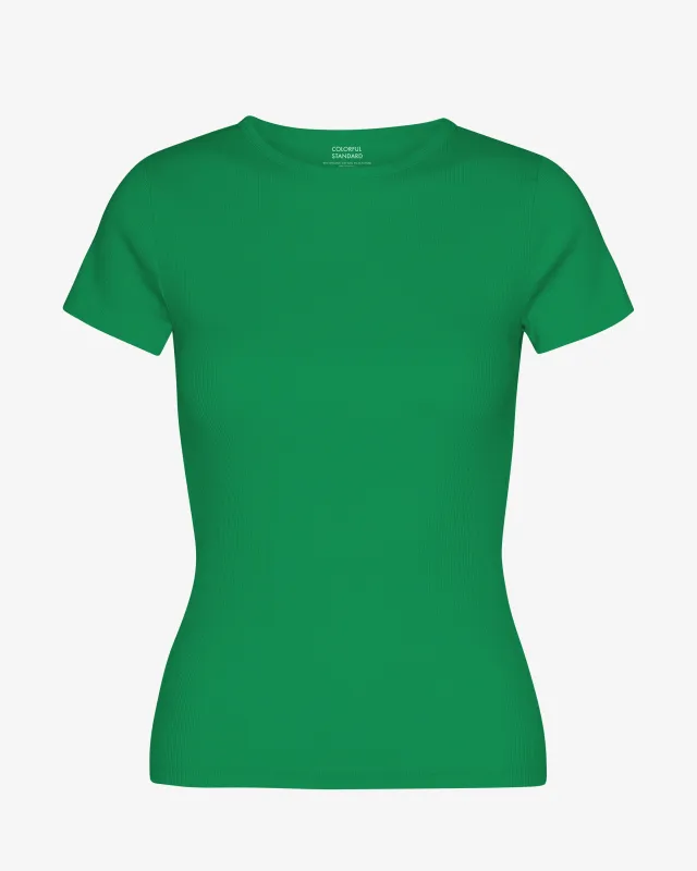 Organic Rib T-Shirt - Kelly Green sold by Colorful Standard
