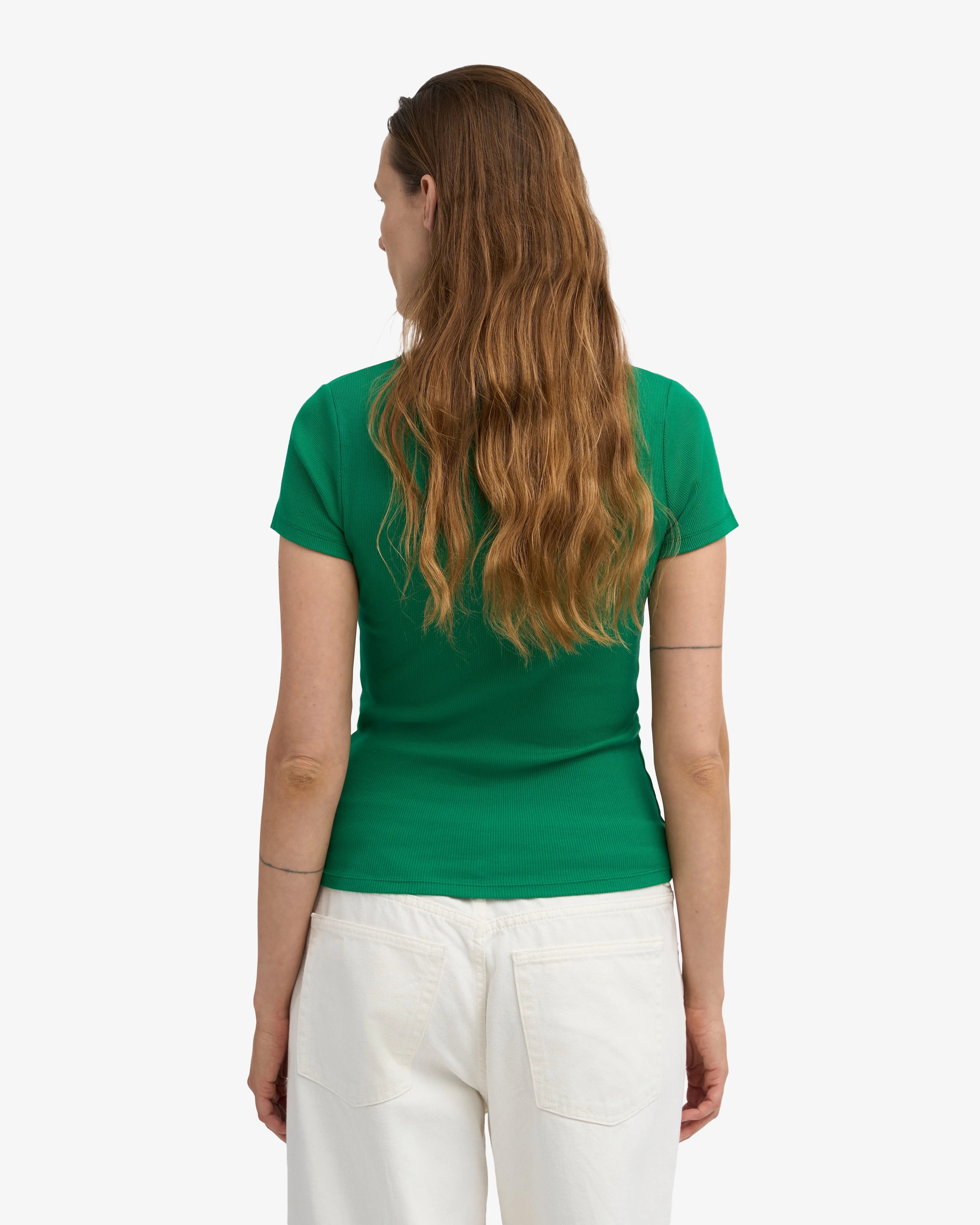 Organic Rib T-Shirt - Kelly Green sold by Colorful Standard product image thumbnail 4