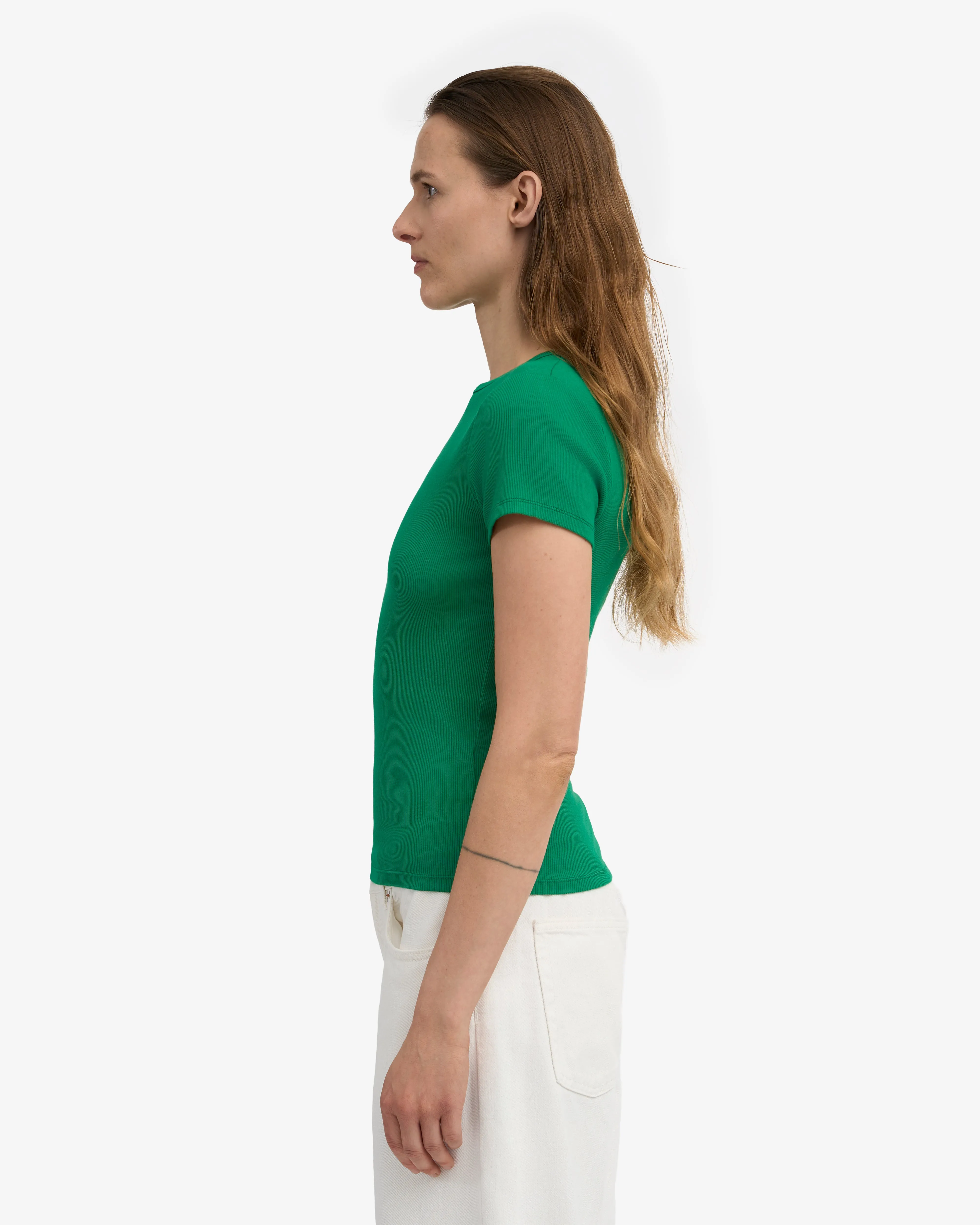 Organic Rib T-Shirt - Kelly Green sold by Colorful Standard product image thumbnail 3