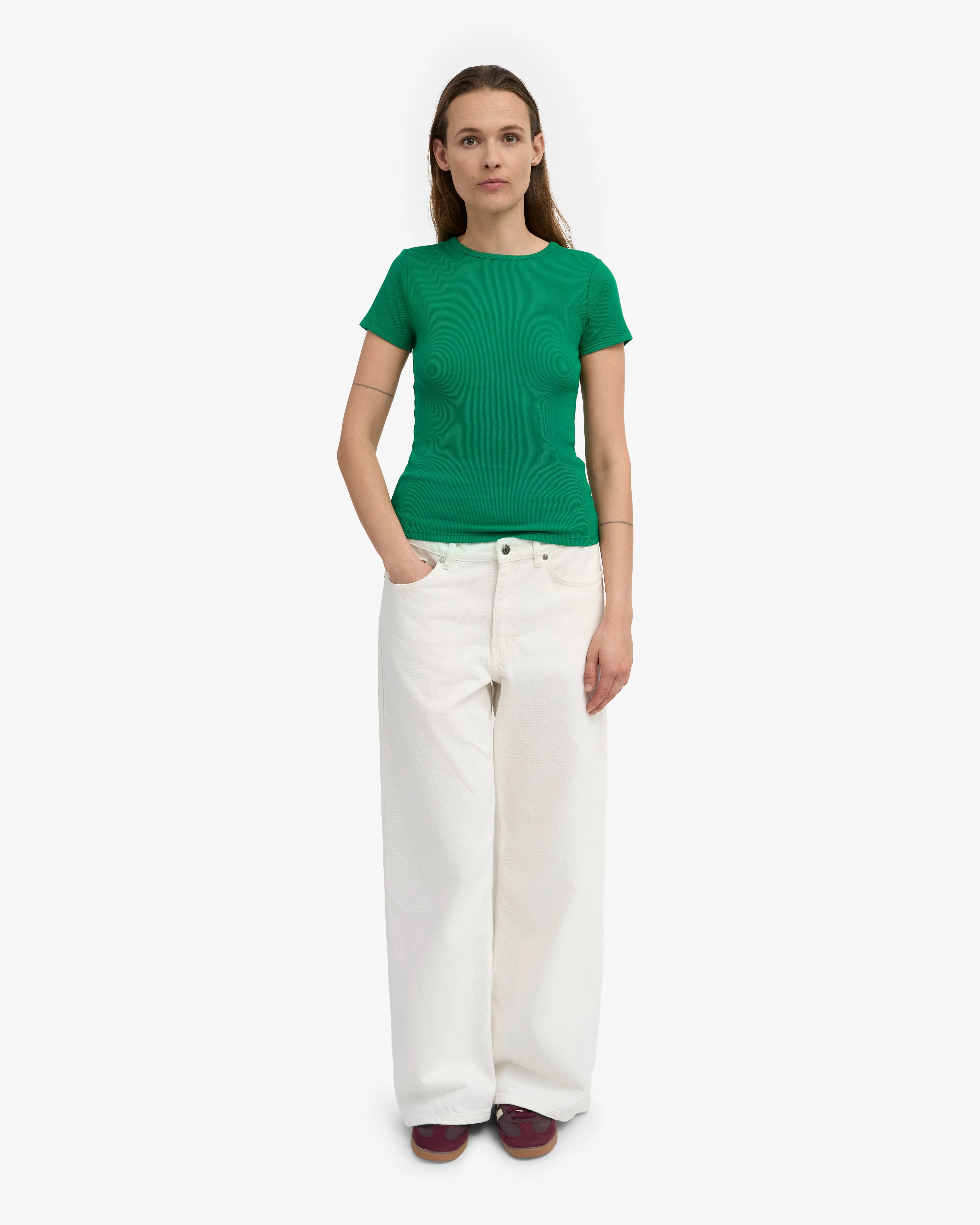 Organic Rib T-Shirt - Kelly Green sold by Colorful Standard product image thumbnail 5