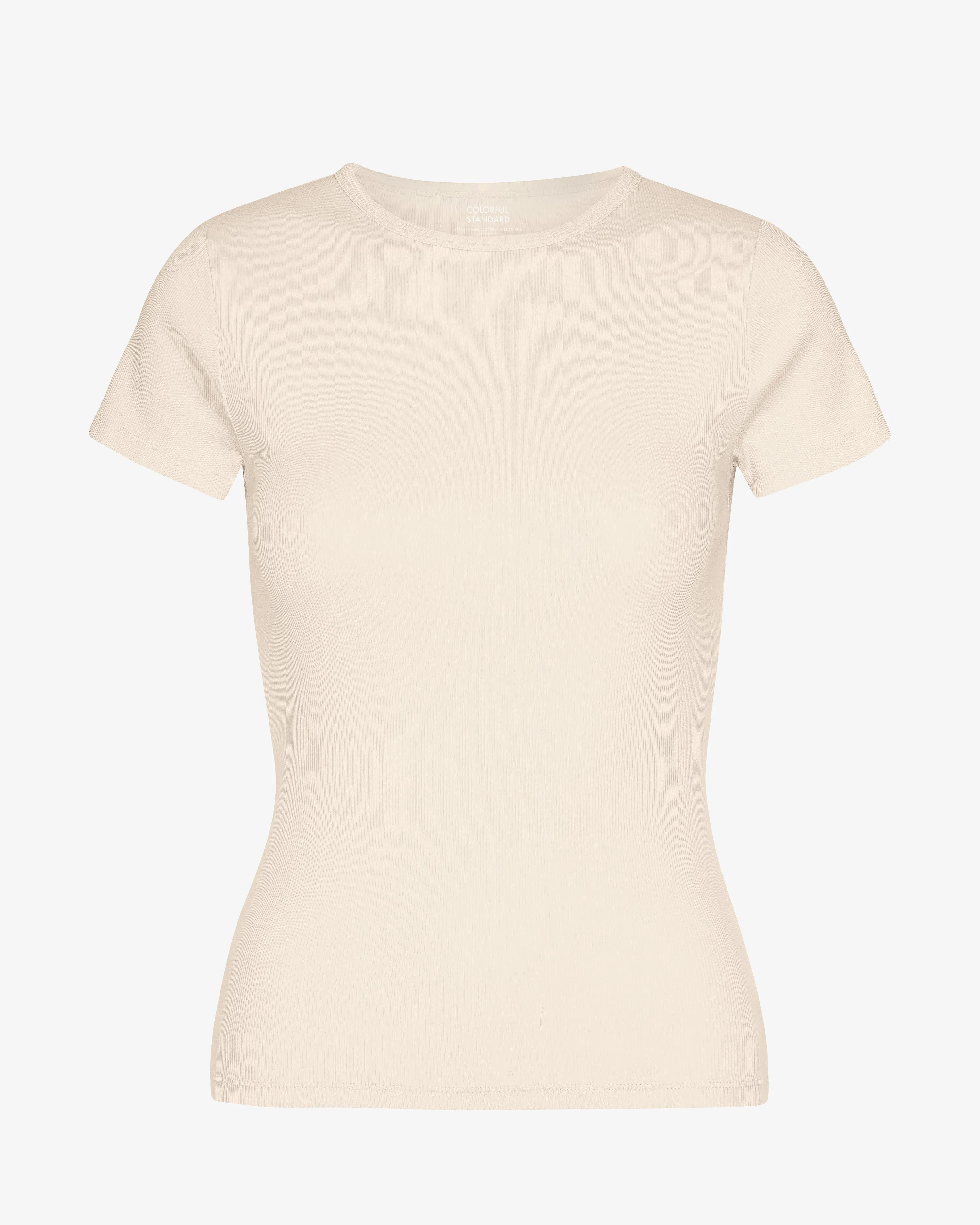 Organic Rib T-Shirt - Ivory White sold by Colorful Standard
