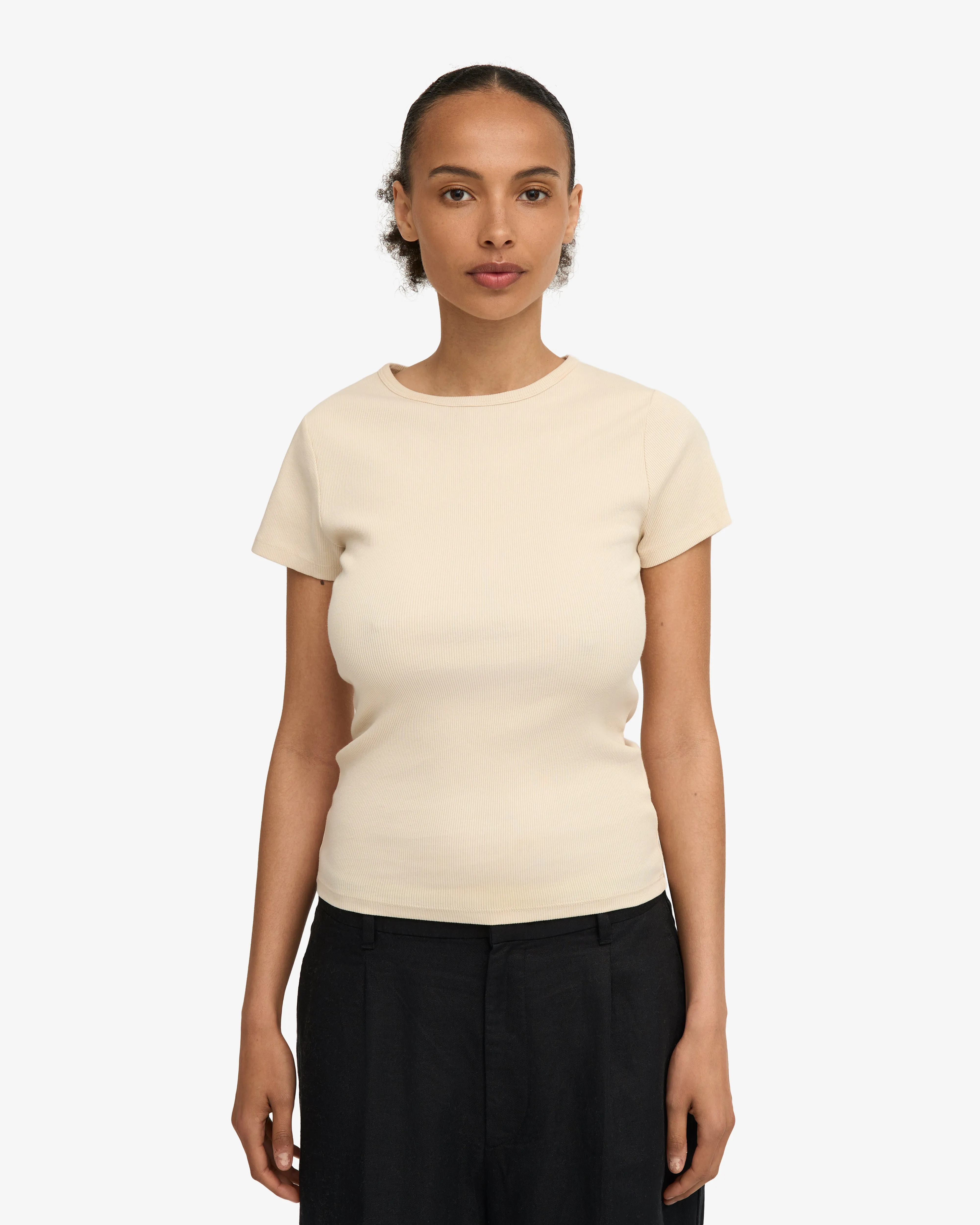 Organic Rib T-Shirt - Ivory White sold by Colorful Standard product image thumbnail 2