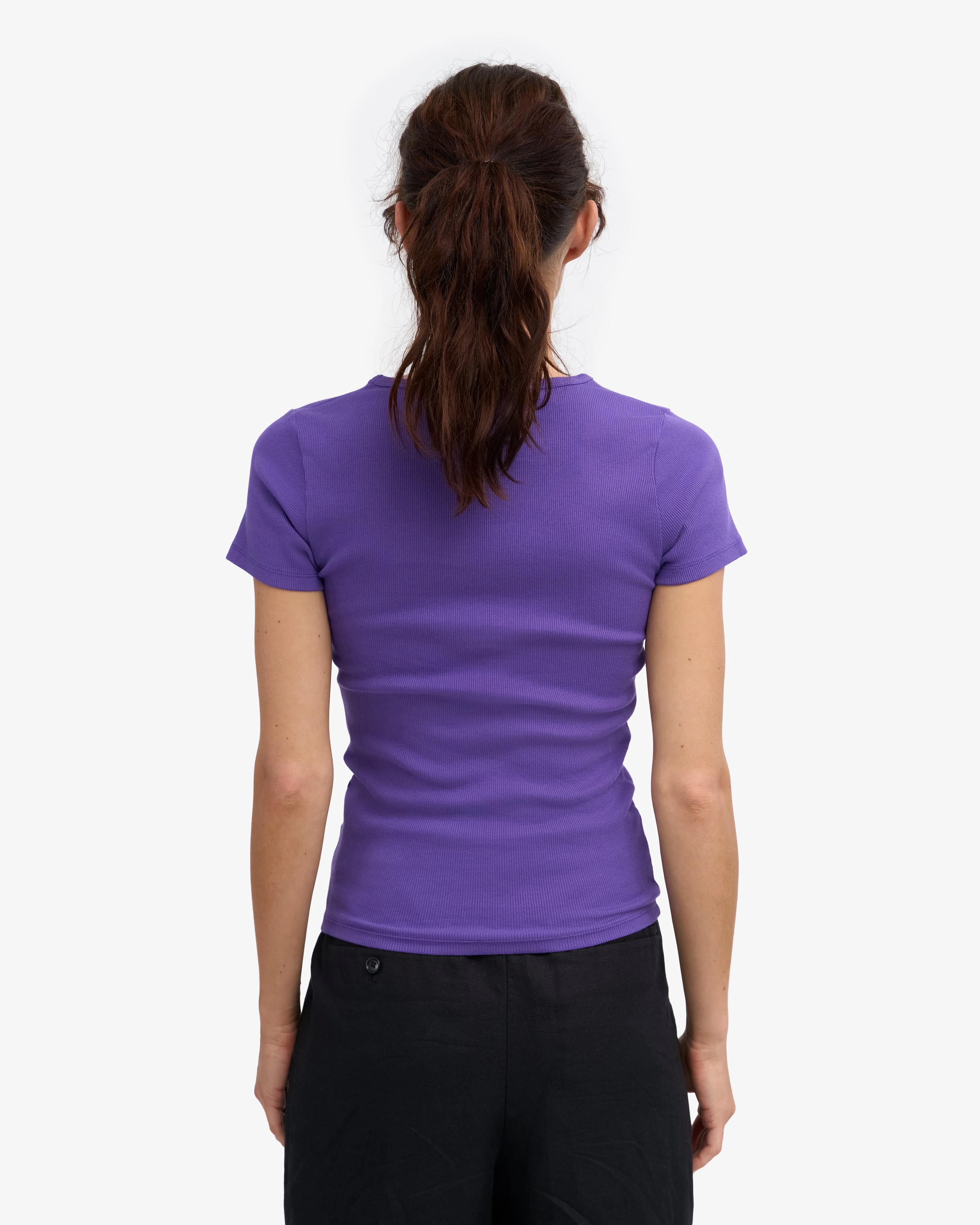 Organic Rib T-Shirt - Ultra Violet sold by Colorful Standard product image thumbnail 4