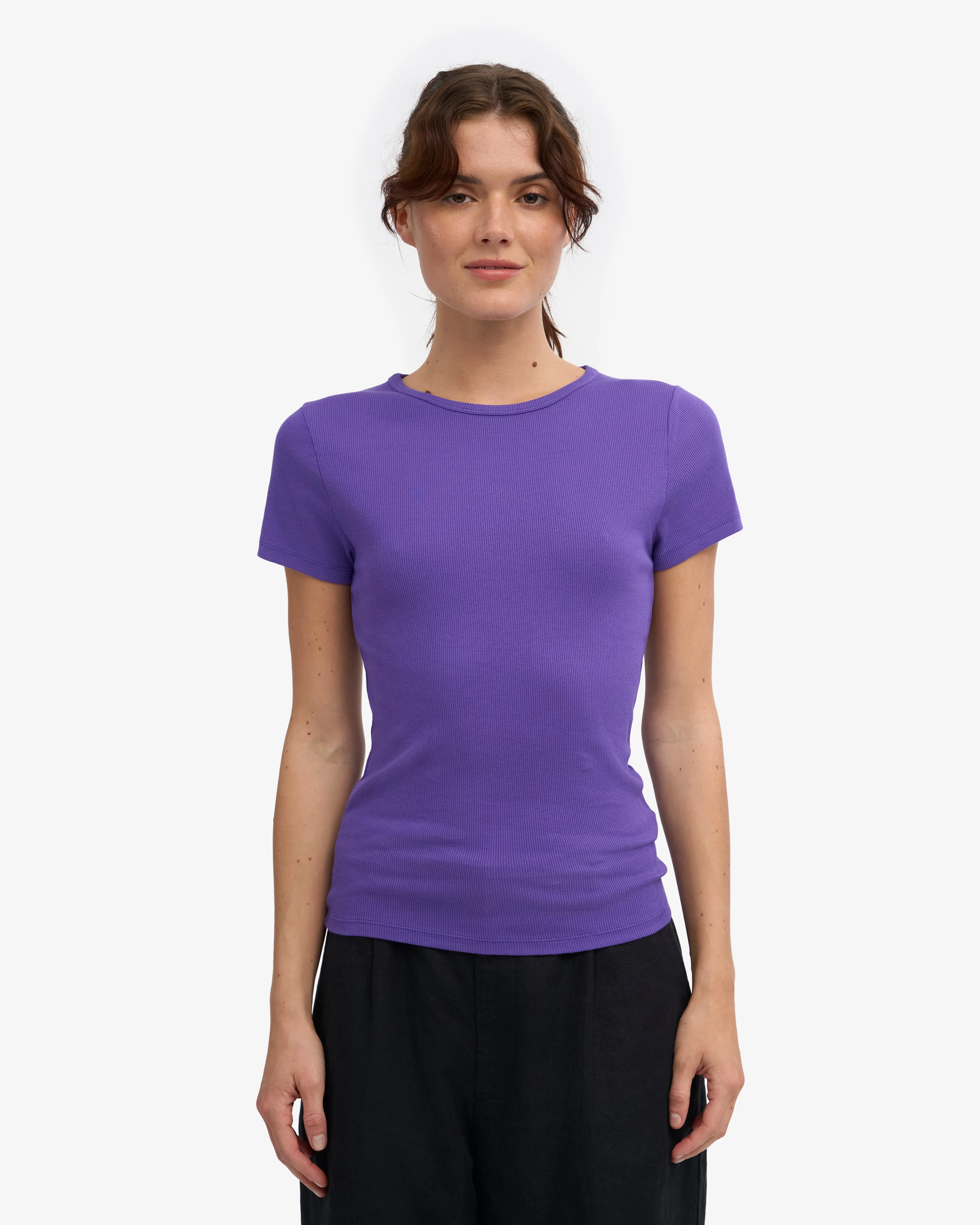 Organic Rib T-Shirt - Ultra Violet sold by Colorful Standard product image thumbnail 2
