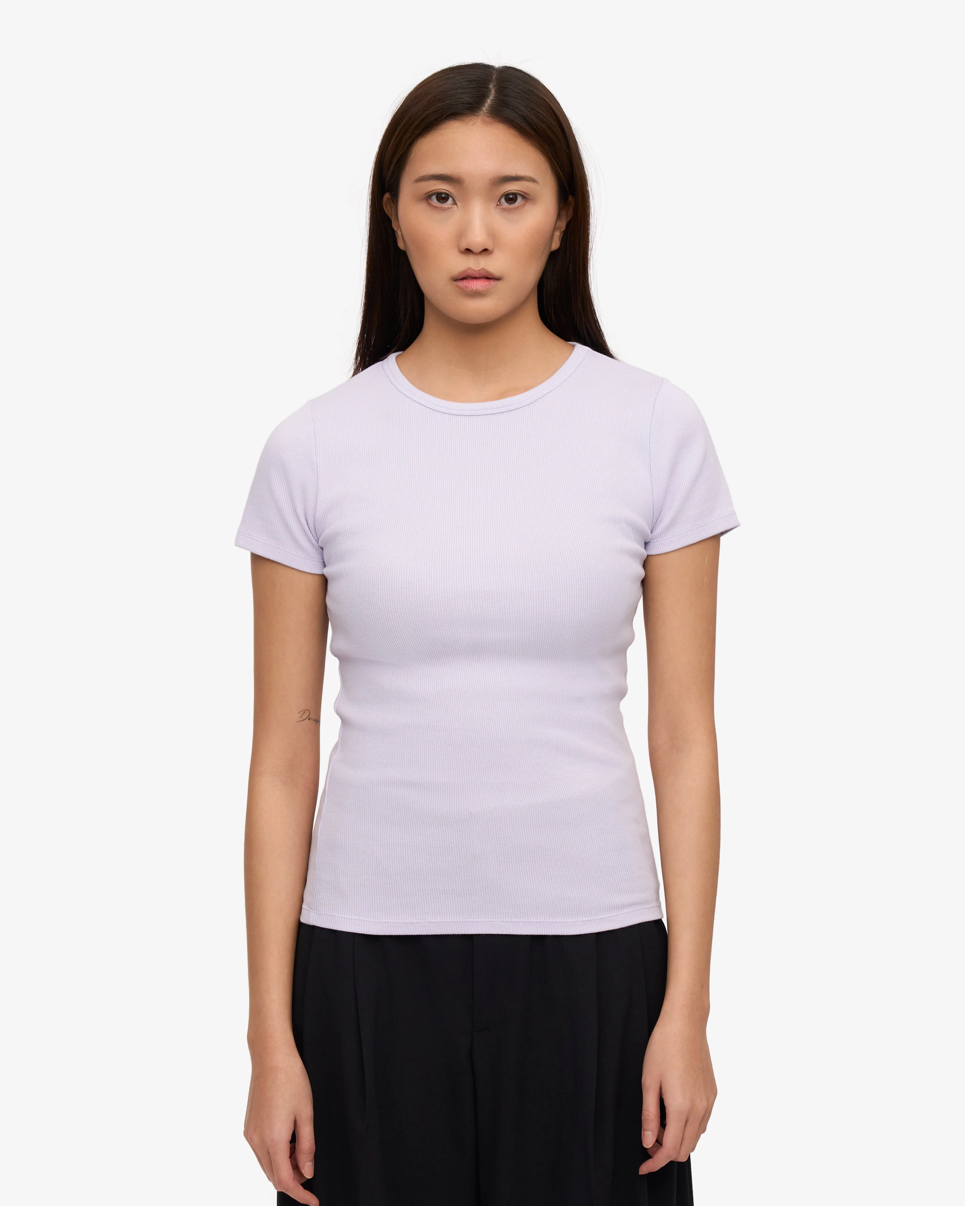 Organic Rib T-Shirt - Soft Lavender sold by Colorful Standard product image thumbnail 2
