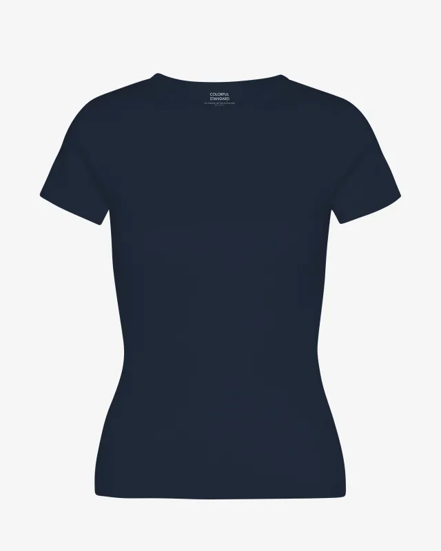 Organic Rib T-Shirt - Navy Blue sold by Colorful Standard