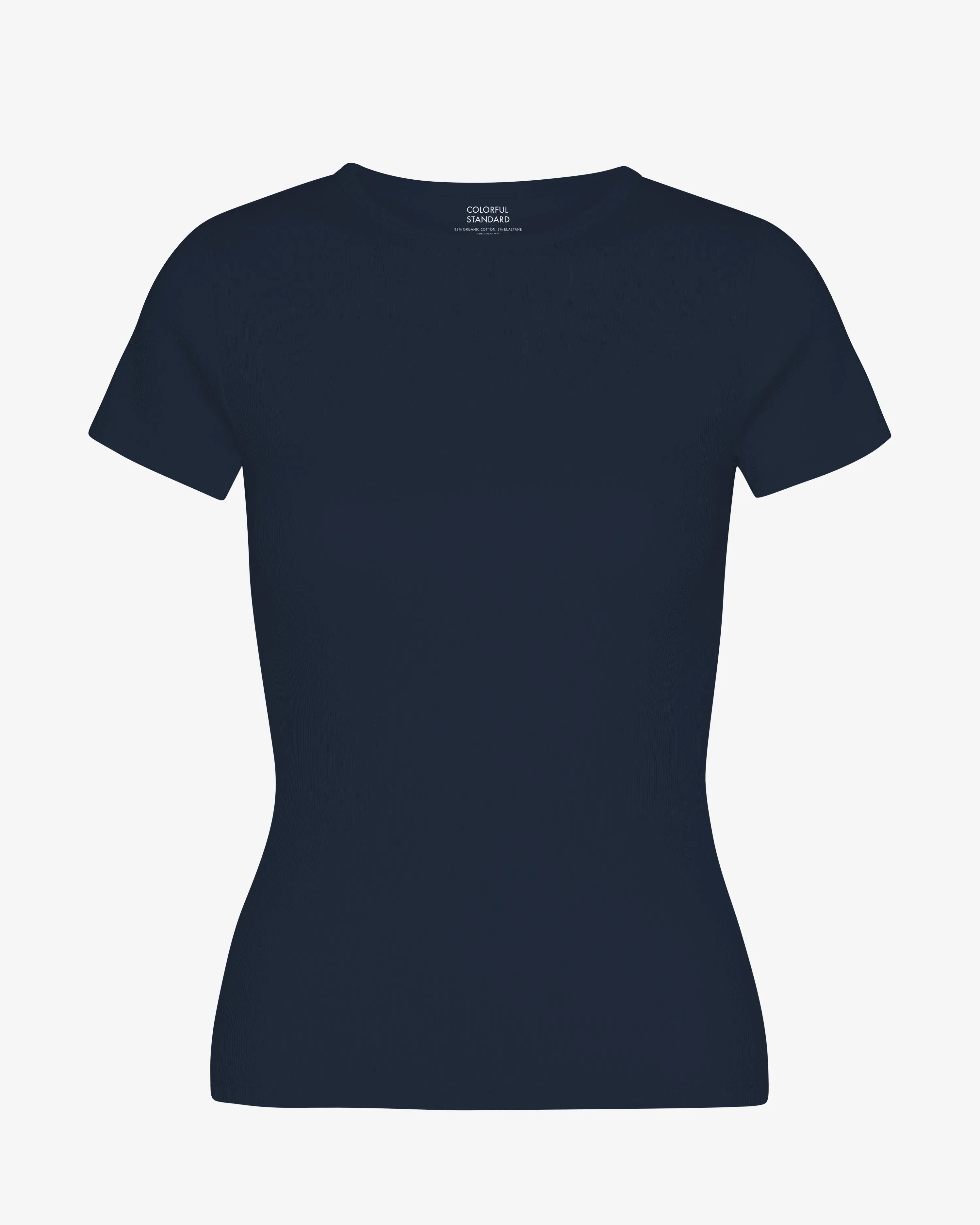 Organic Rib T-Shirt - Navy Blue sold by Colorful Standard