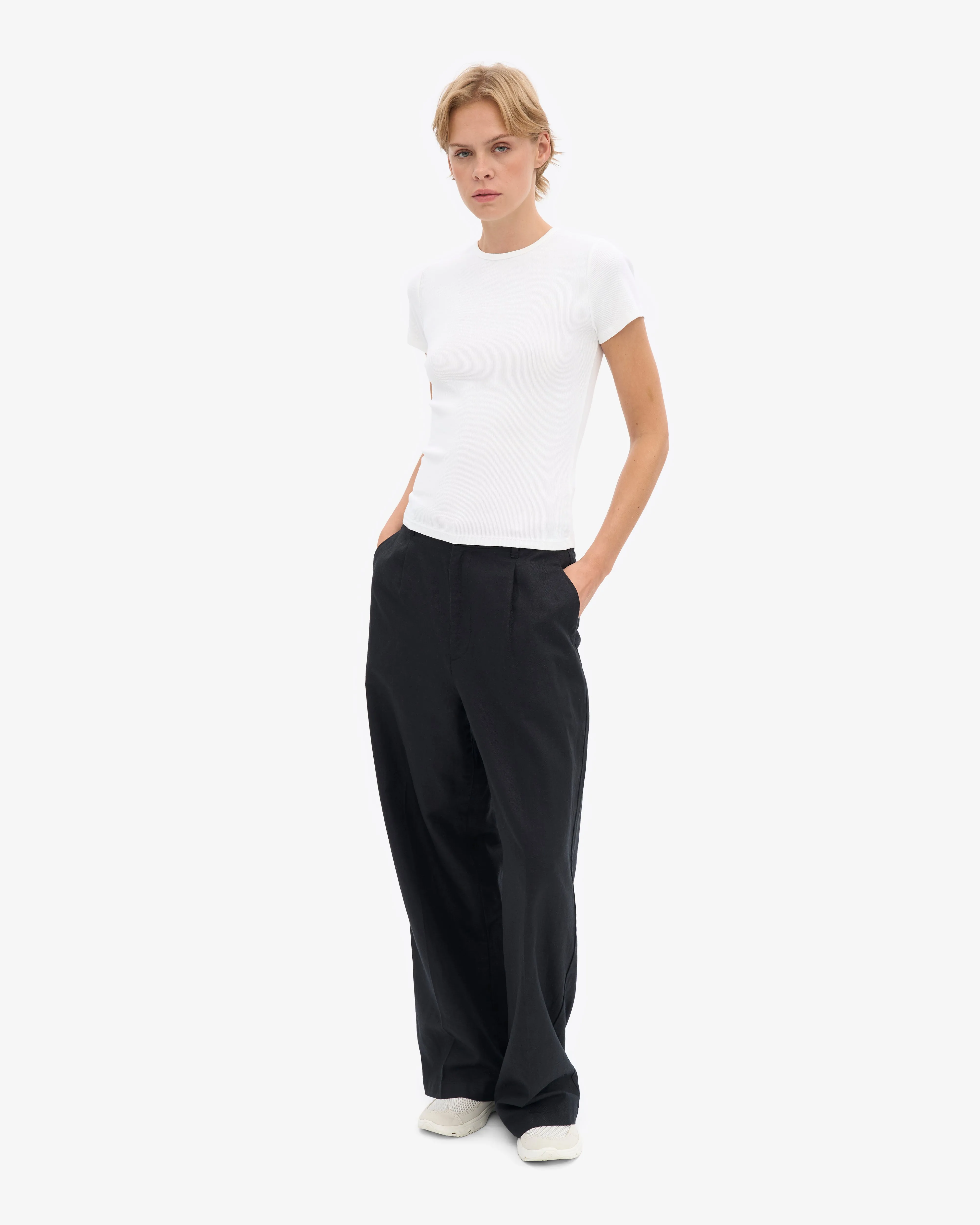 Organic Rib T-Shirt - Optical White sold by Colorful Standard product image thumbnail 5