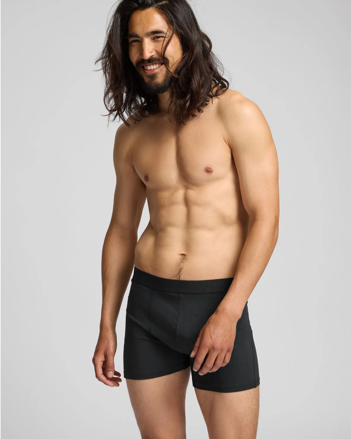 Organic Boxer Briefs 3 Pack - Deep Black sold by Colorful Standard product image thumbnail 3