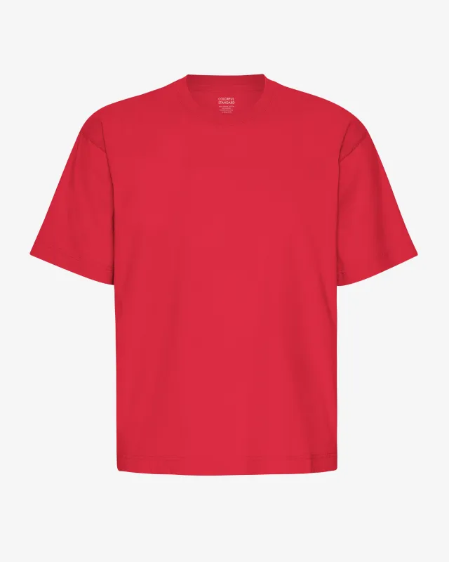 Oversized Organic T-Shirt - Scarlet Red sold by Colorful Standard