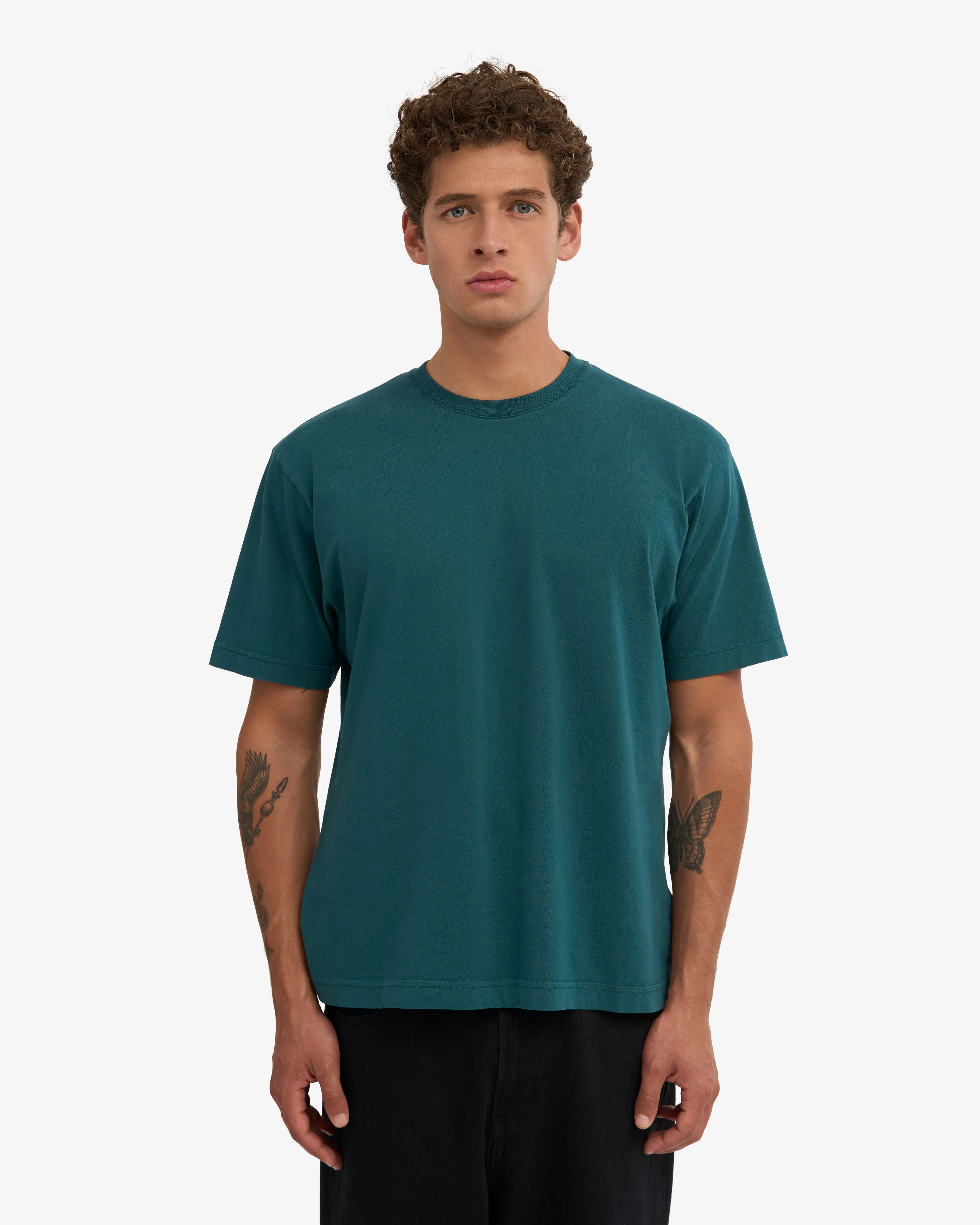 Oversized Organic T-Shirt - Ocean Green sold by Colorful Standard product image thumbnail 2