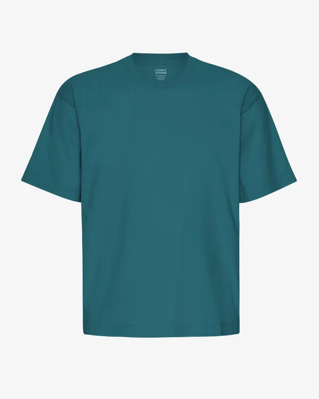 Oversized Organic T-Shirt - Ocean Green sold by Colorful Standard