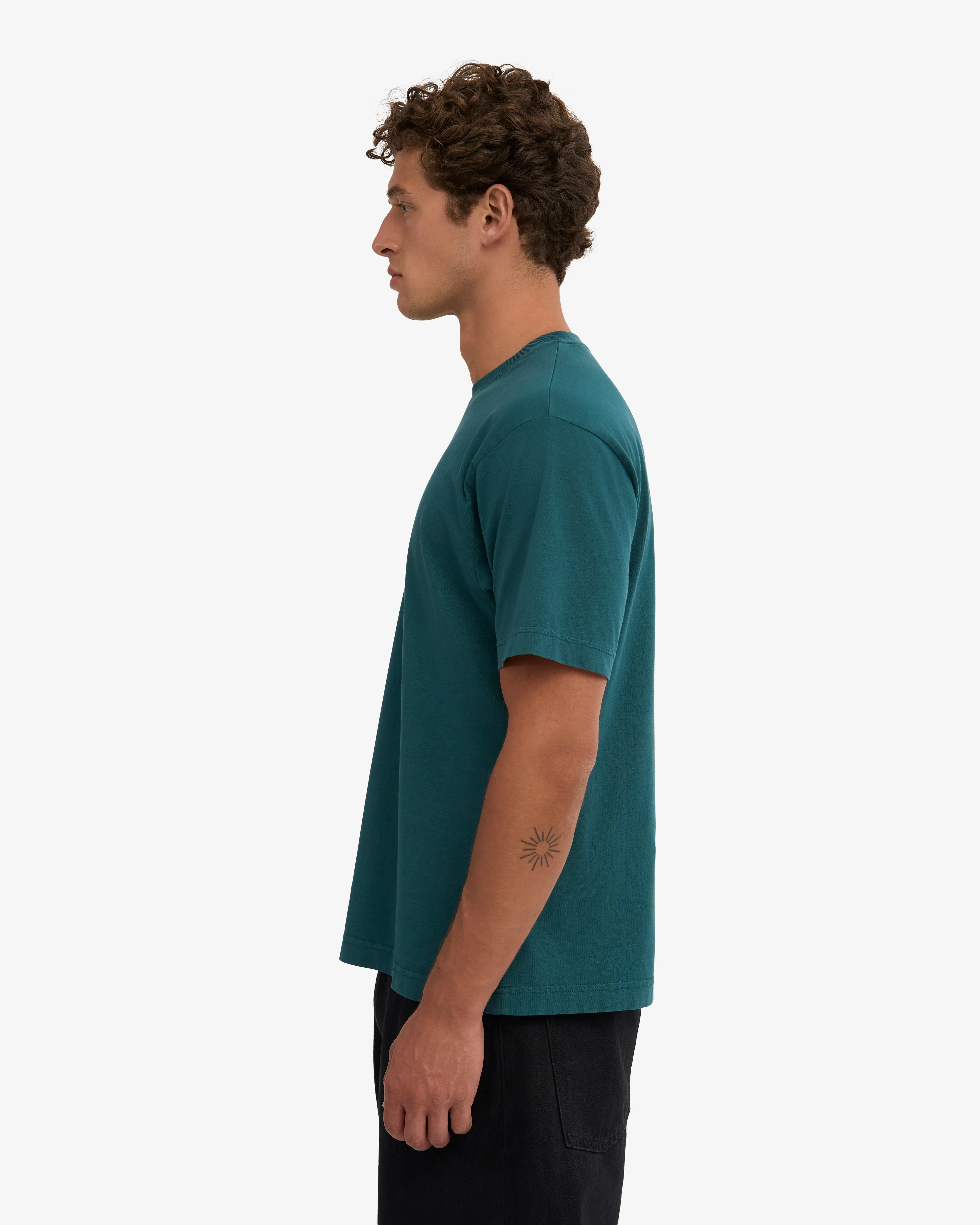 Oversized Organic T-Shirt - Ocean Green sold by Colorful Standard product image thumbnail 3