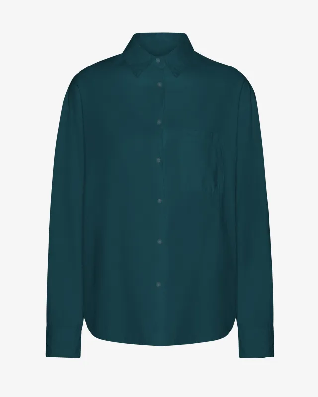 Organic Oversized Shirt - Ocean Green sold by Colorful Standard