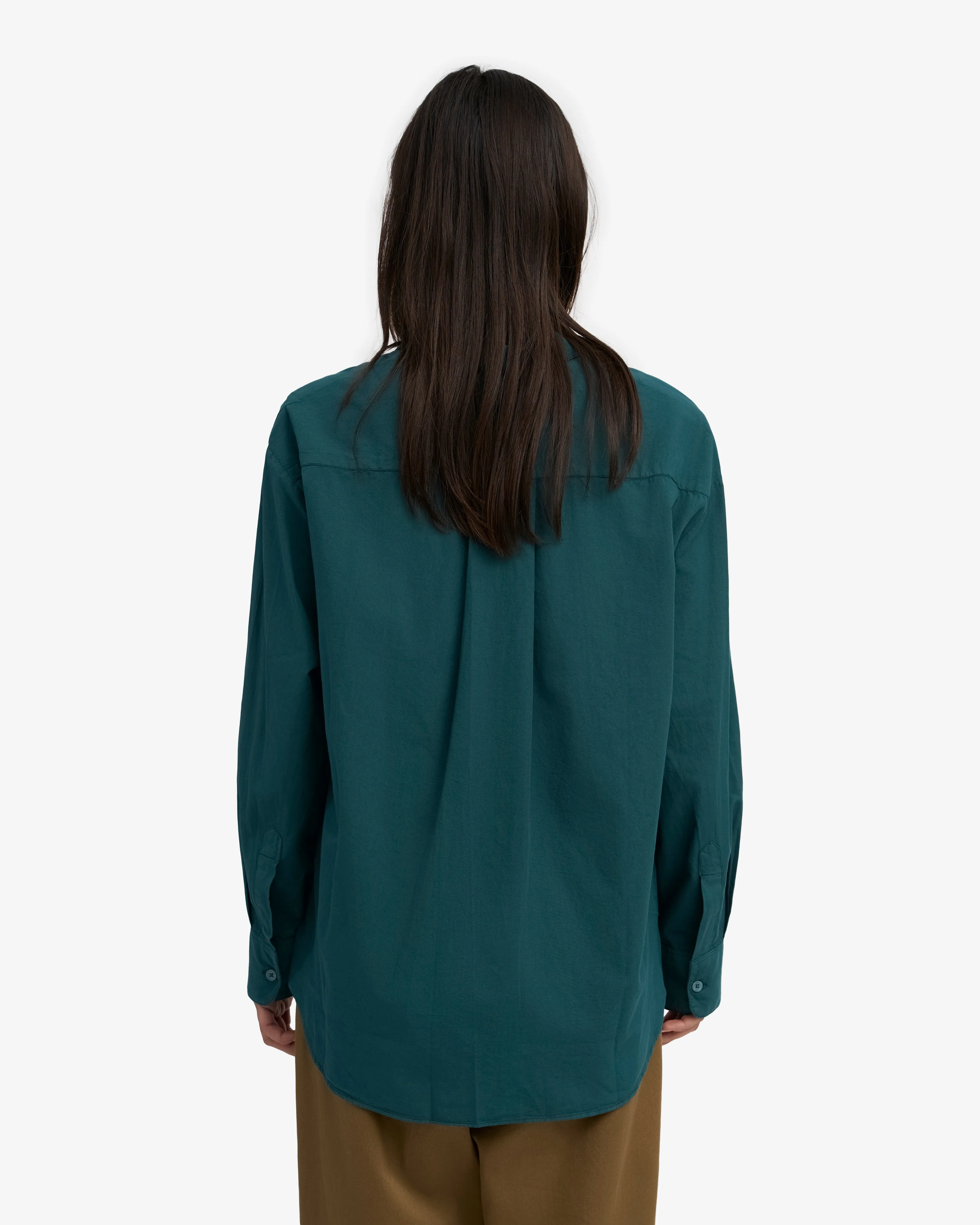 Organic Oversized Shirt - Ocean Green sold by Colorful Standard product image thumbnail 4