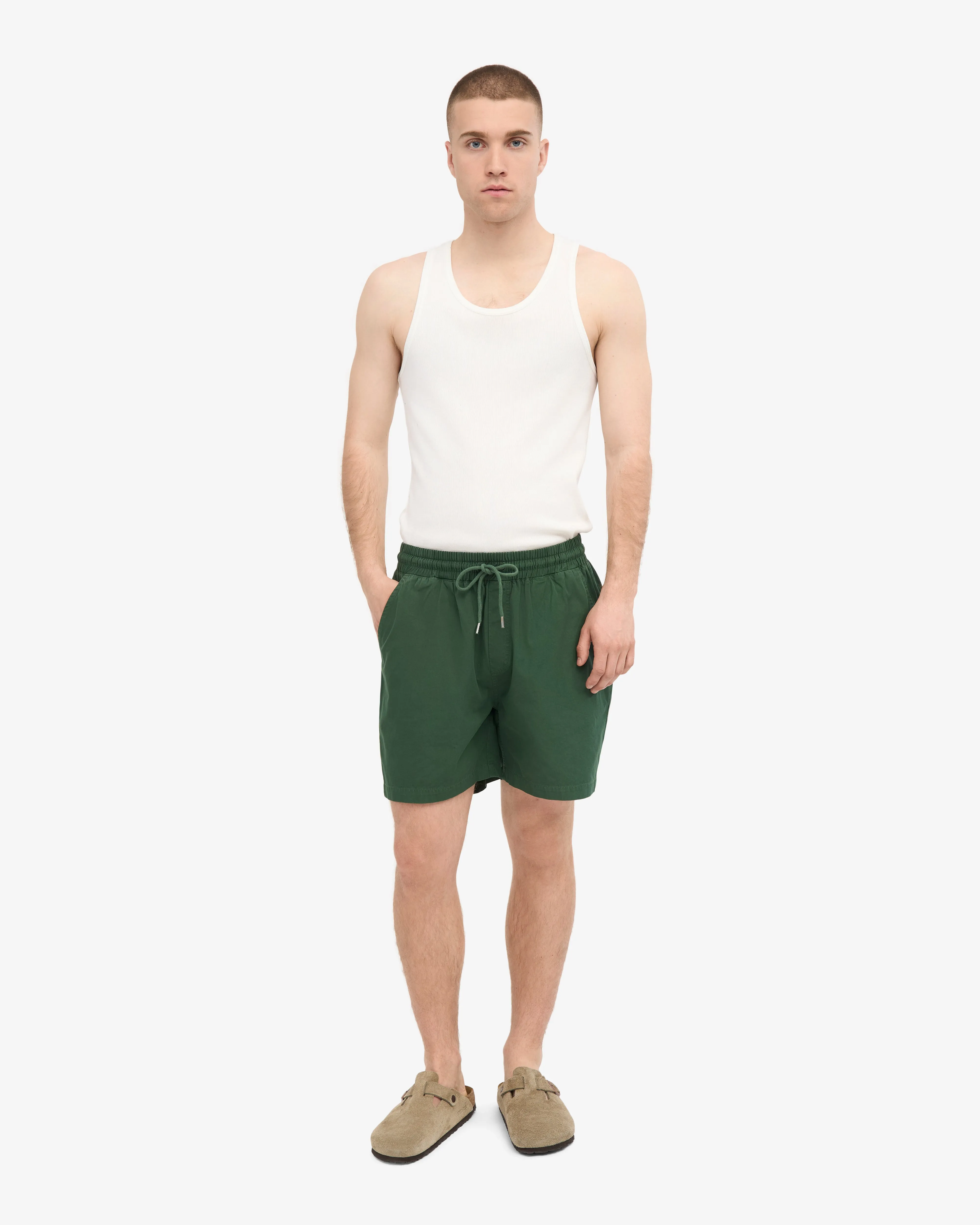 Organic Twill Shorts - Emerald Green sold by Colorful Standard product image thumbnail 2