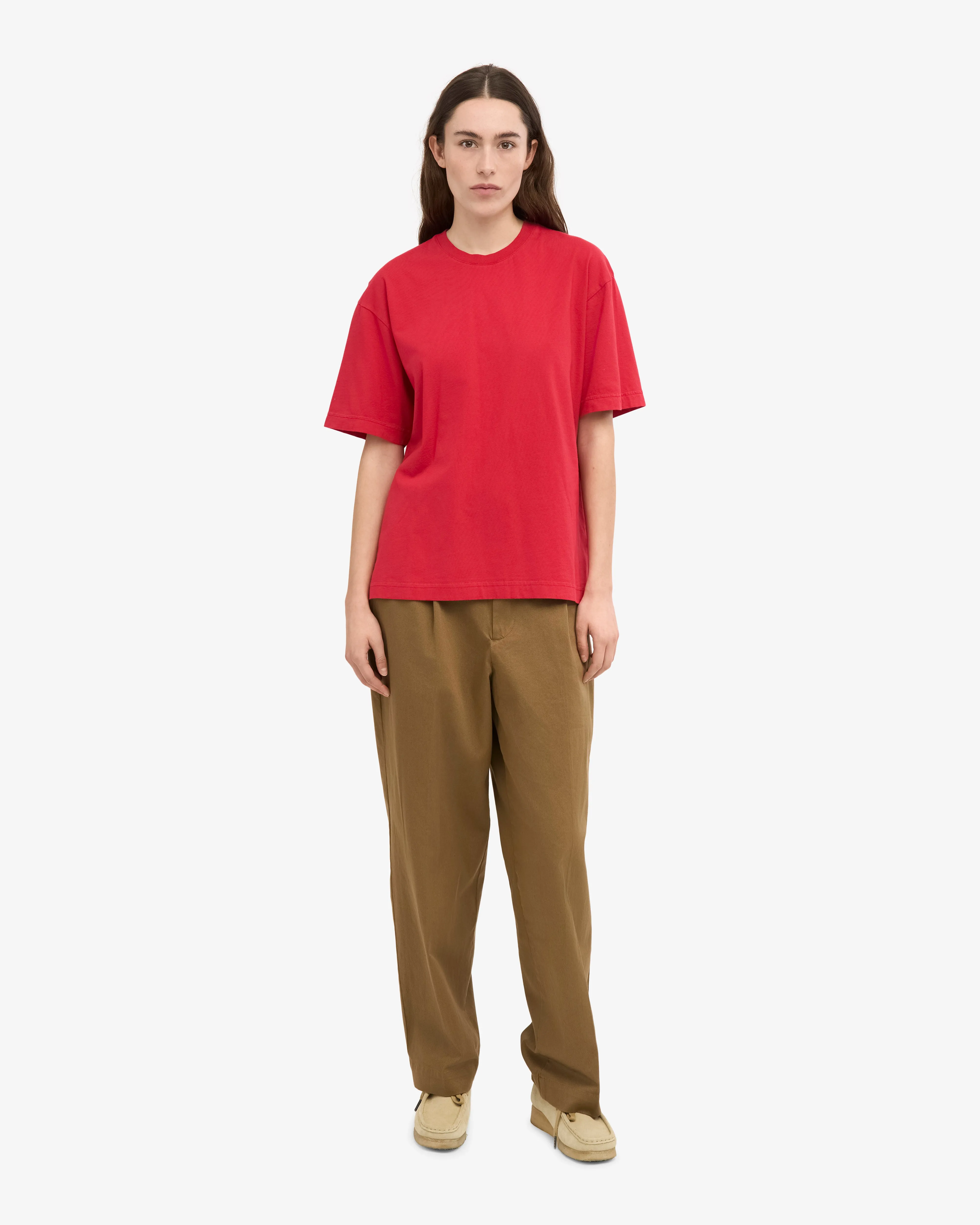 Oversized Organic T-Shirt - Scarlet Red sold by Colorful Standard product image thumbnail 5