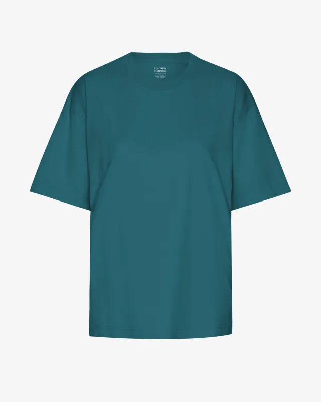 Oversized Organic T-Shirt - Ocean Green sold by Colorful Standard