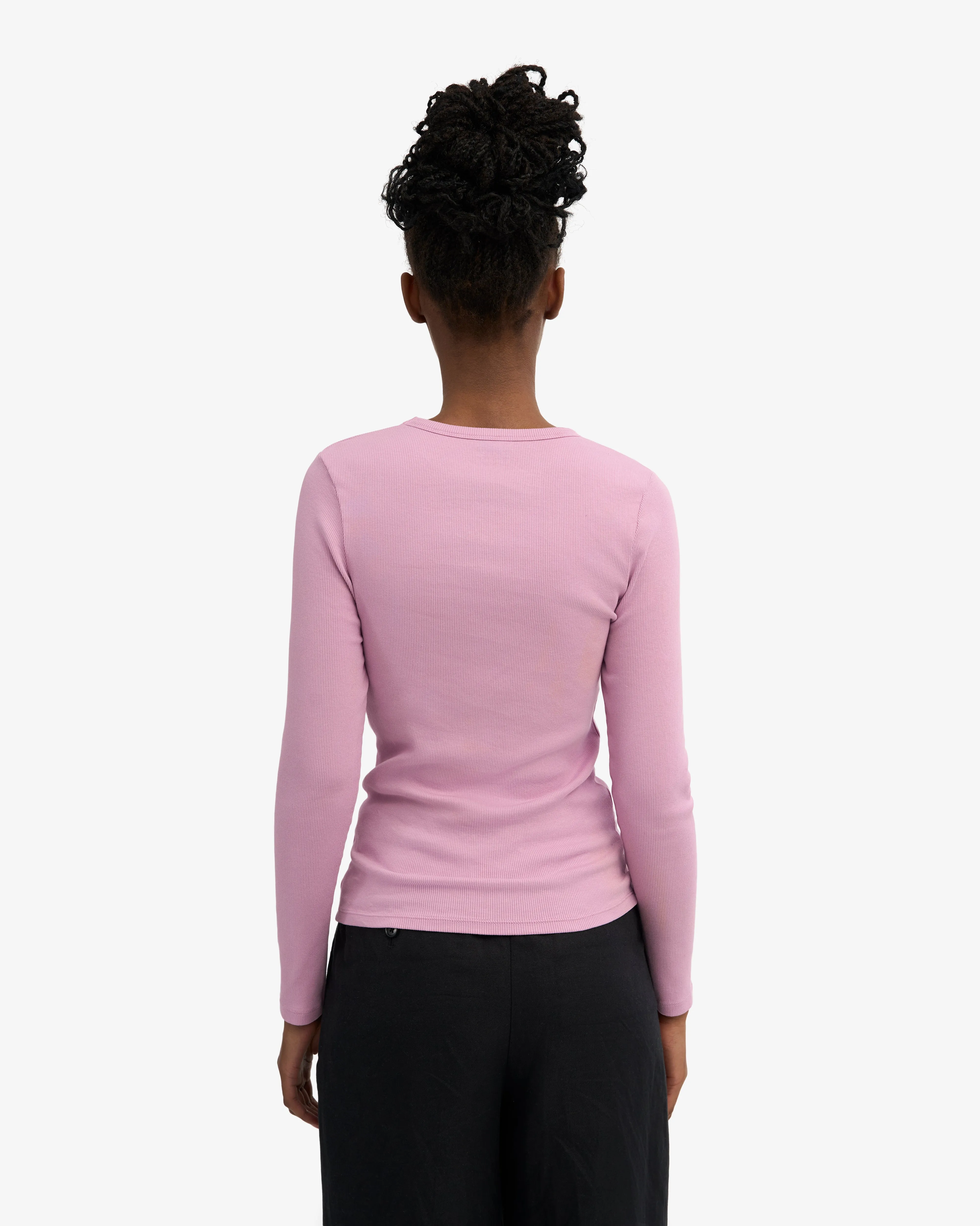 Women Organic Rib LS T-Shirt - Cherry Blossom sold by Colorful Standard product image thumbnail 4