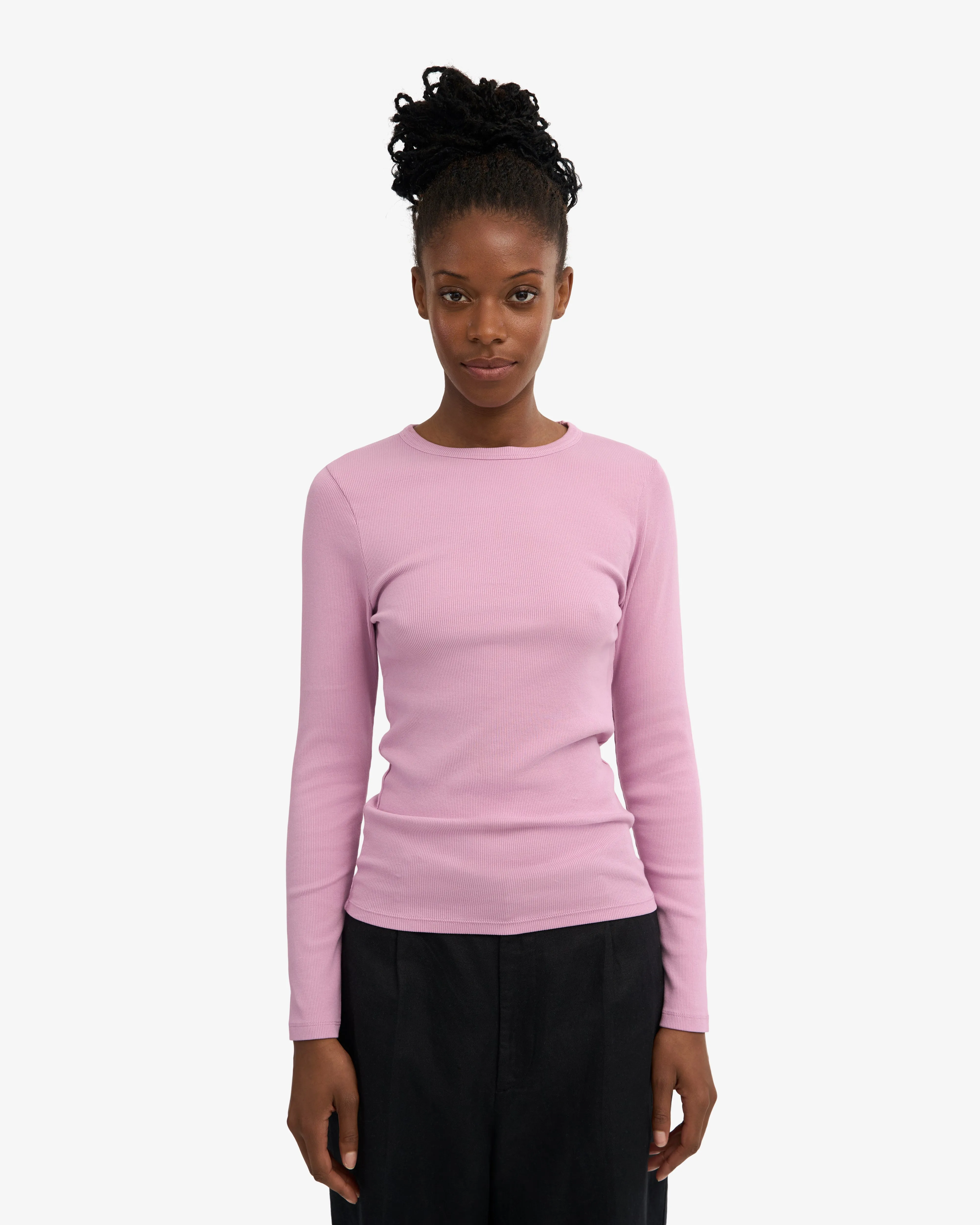 Women Organic Rib LS T-Shirt - Cherry Blossom sold by Colorful Standard product image thumbnail 2