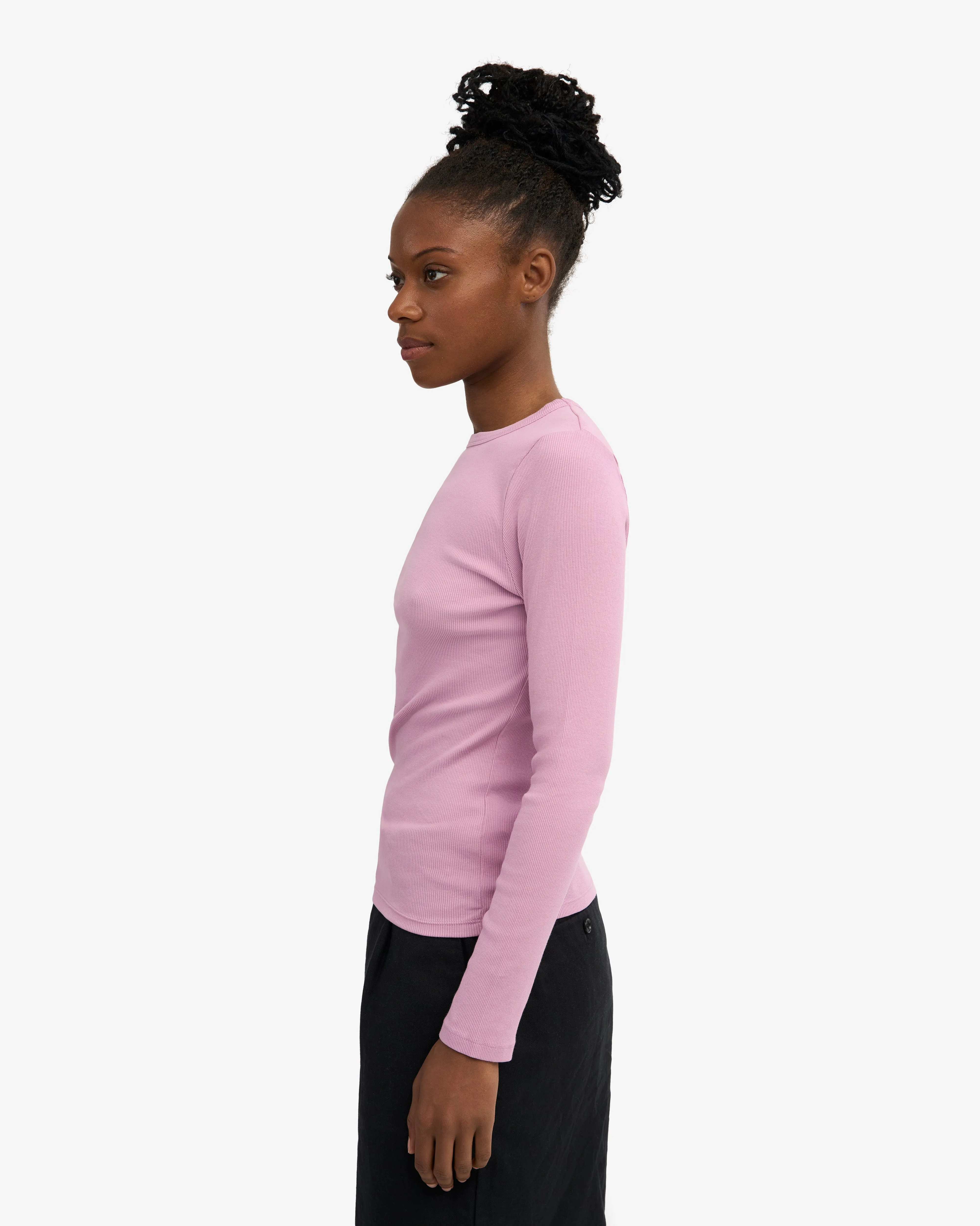 Women Organic Rib LS T-Shirt - Cherry Blossom sold by Colorful Standard product image thumbnail 3