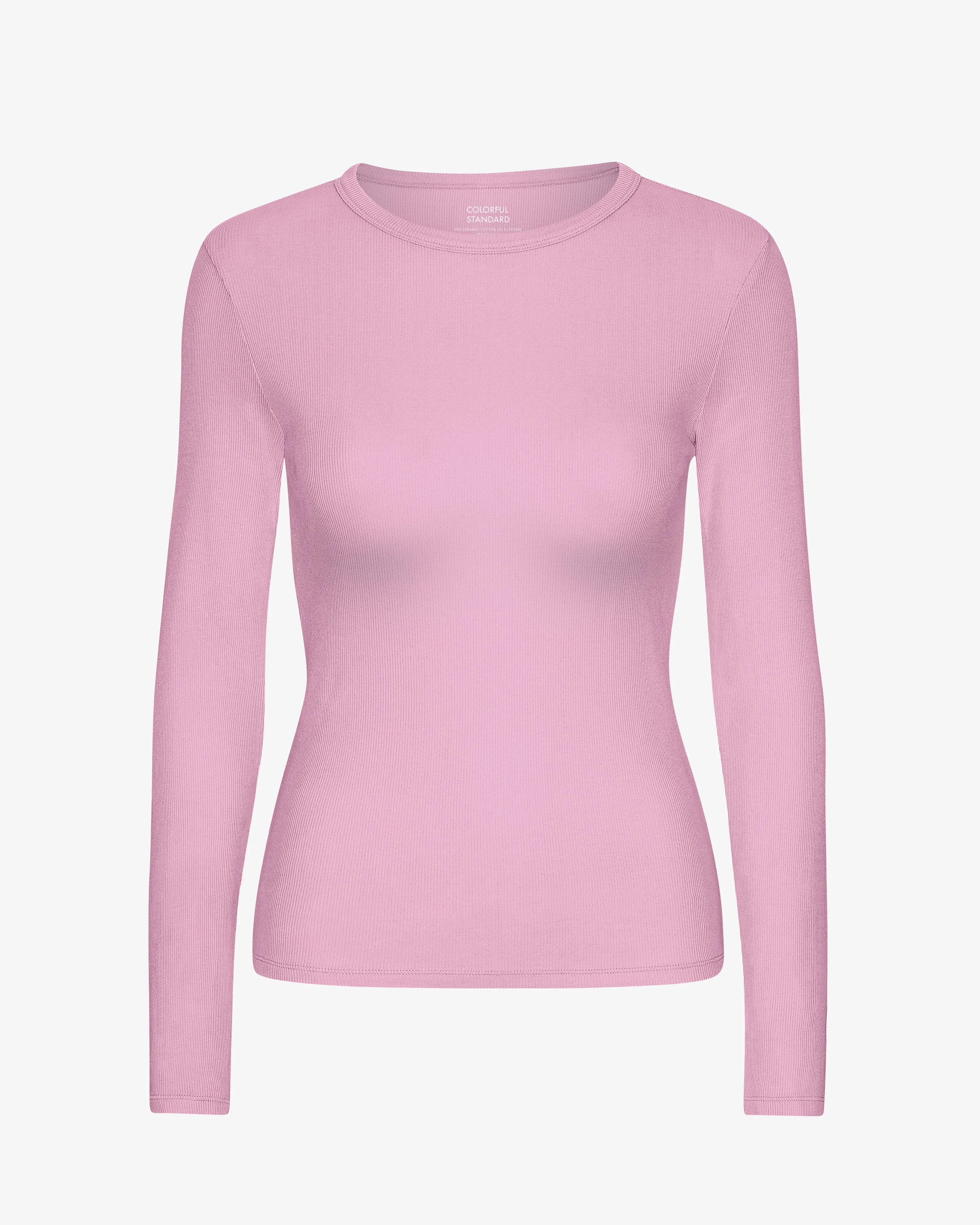 Women Organic Rib LS T-Shirt - Cherry Blossom sold by Colorful Standard